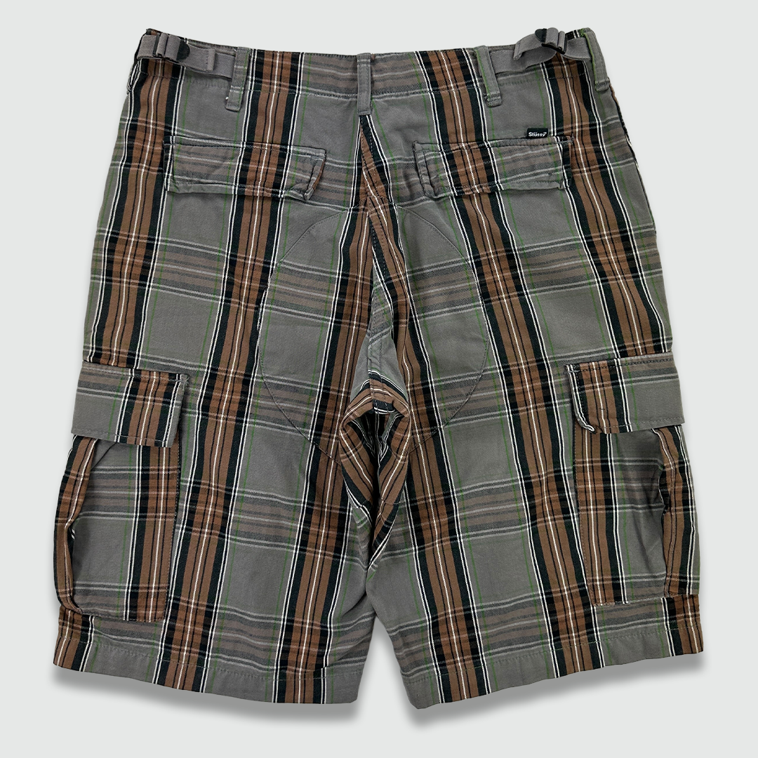 Stussy Plaid Cargo Shorts (W32-34) – PASTDOWN
