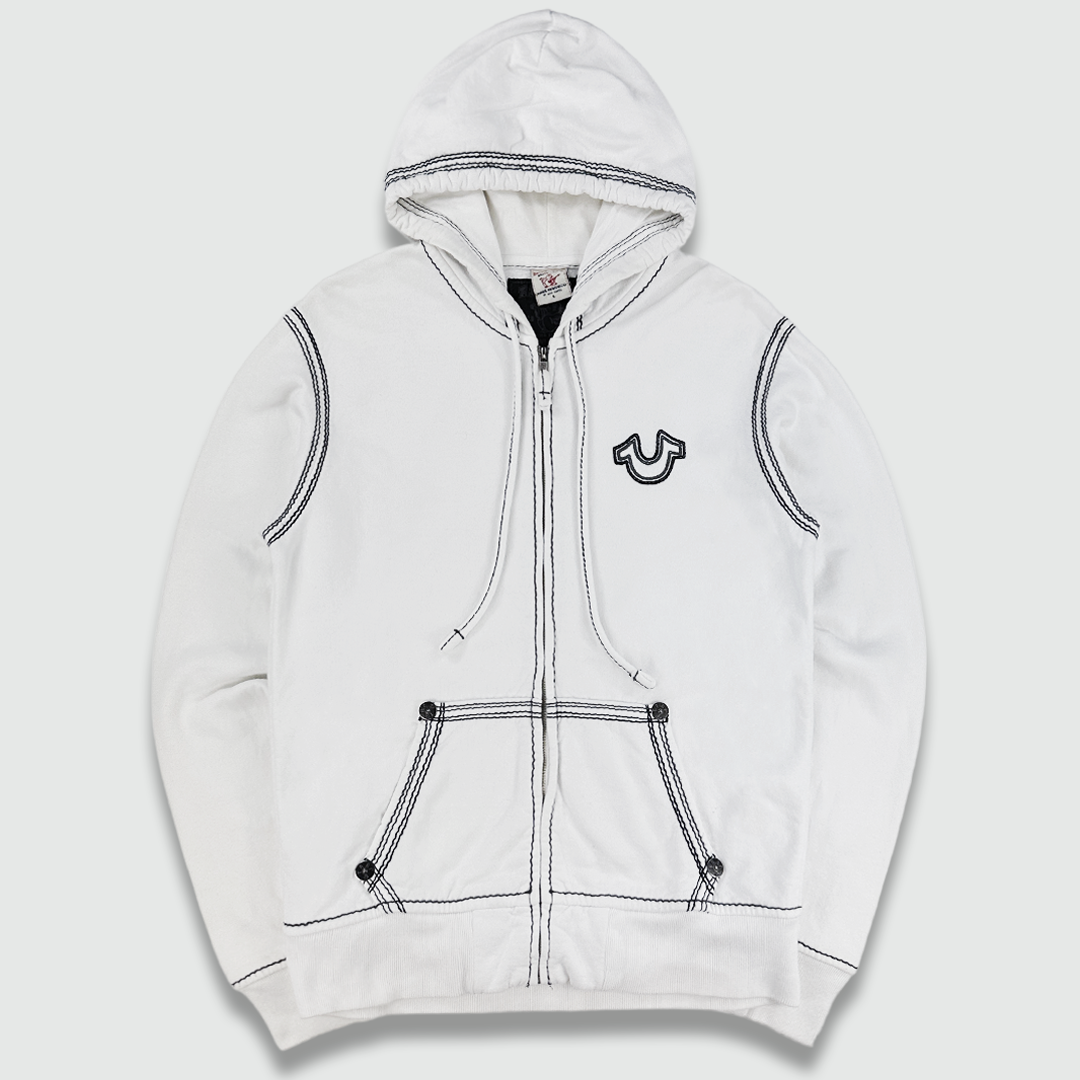 True Religion Big Stitch Hoodie L