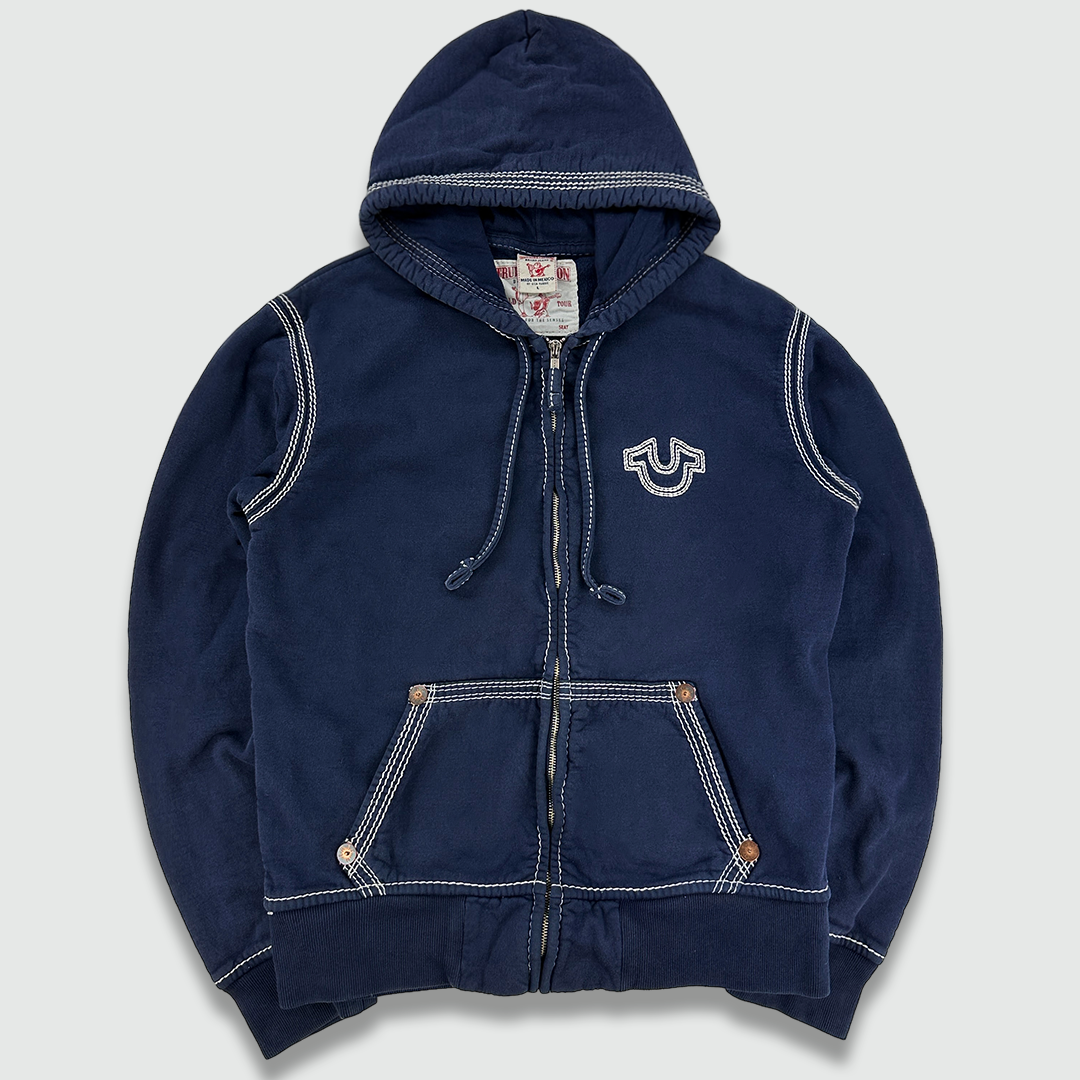 Royal blue true religion on sale hoodie