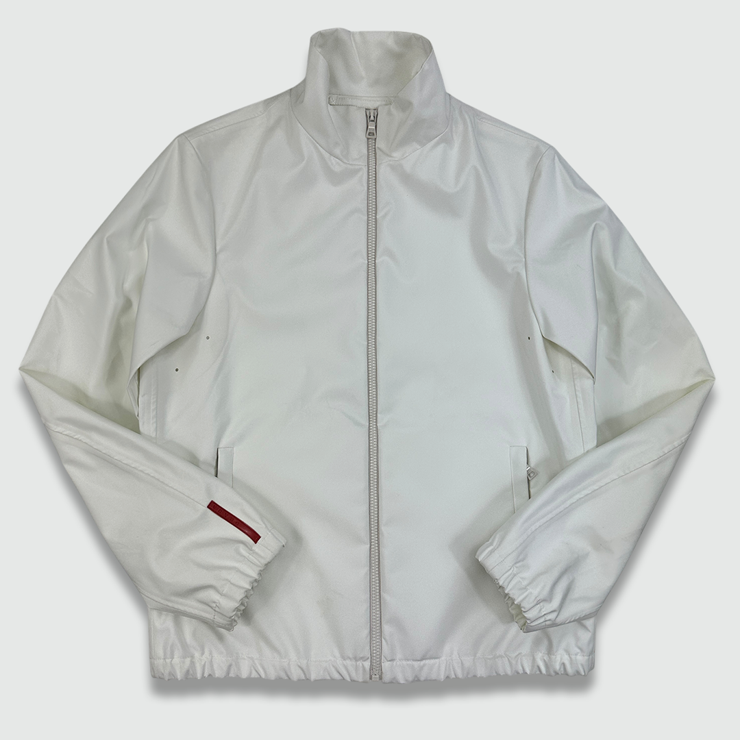 PRADA SPORTS ポケッタブルジャケット アイボリー Prada Sport Taped Jacket (M) – PASTDOWN