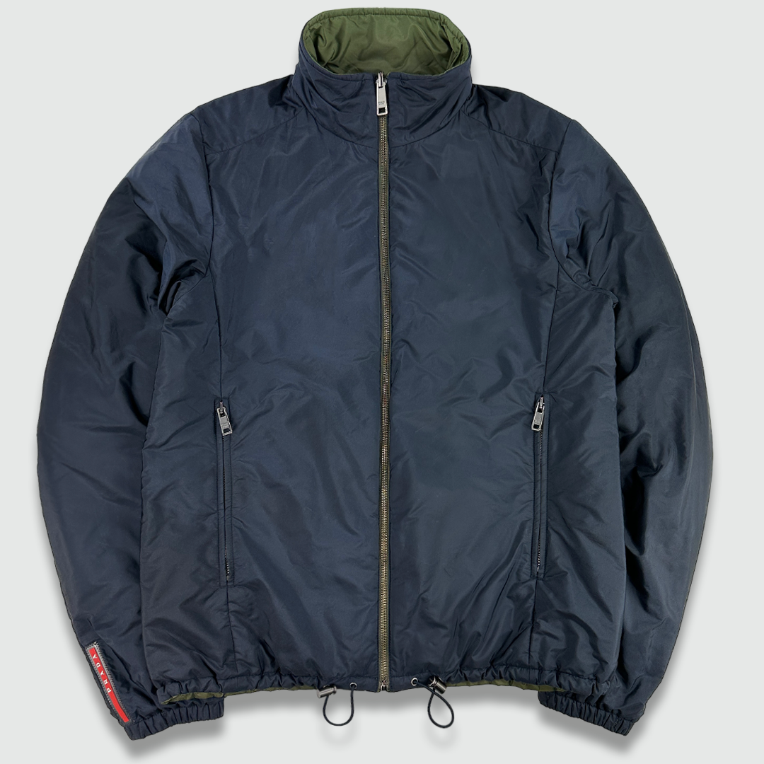 Prada Sport Nylon Reversible Jacket (S) – PASTDOWN Prada Sport Nylon Reversible Jacket (S) – PASTDOWN