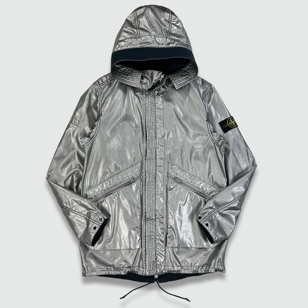 AW 2015 Stone Island Raso Gommato Reversible 'Spaceman' Jacket (M