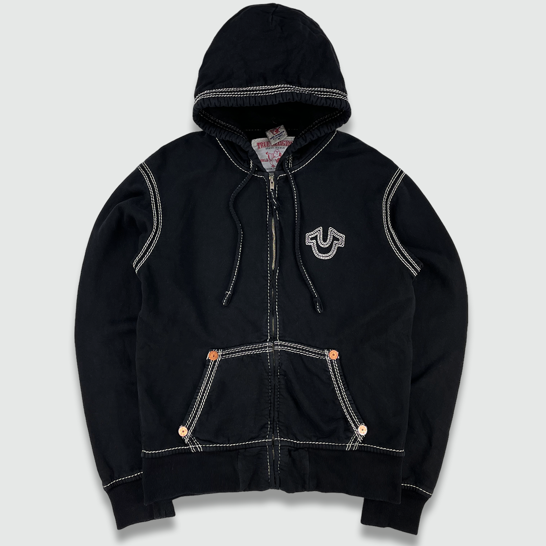 True Religion Big Stitch Hoodie M PASTDOWN