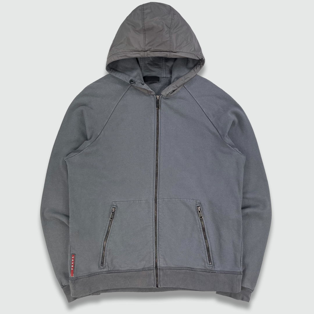 Prada Sport Nylon Hoodie (L) – PASTDOWN Prada Sport Nylon Hoodie (L) – PASTDOWN