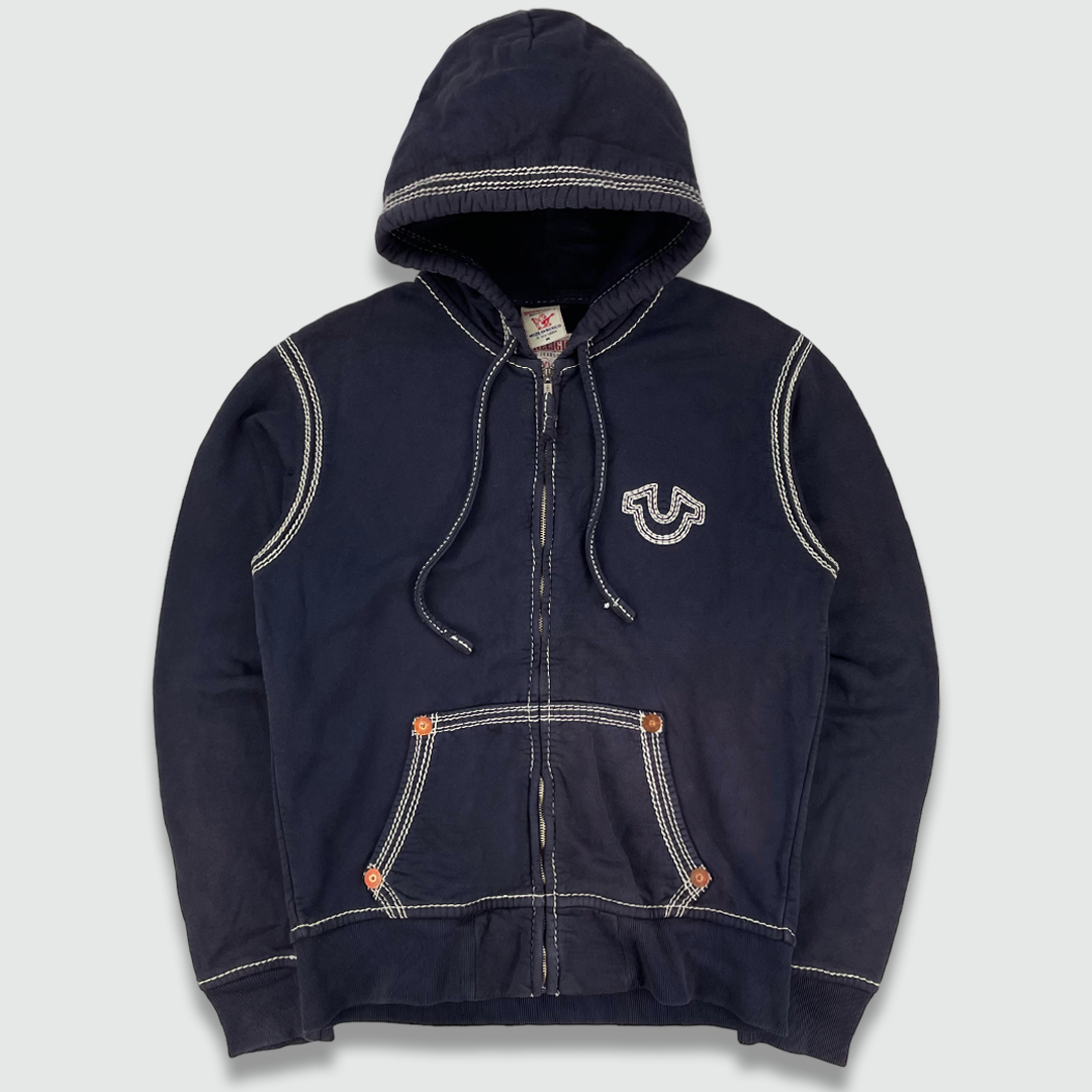 True Religion Big Stitch Hoodie M PASTDOWN