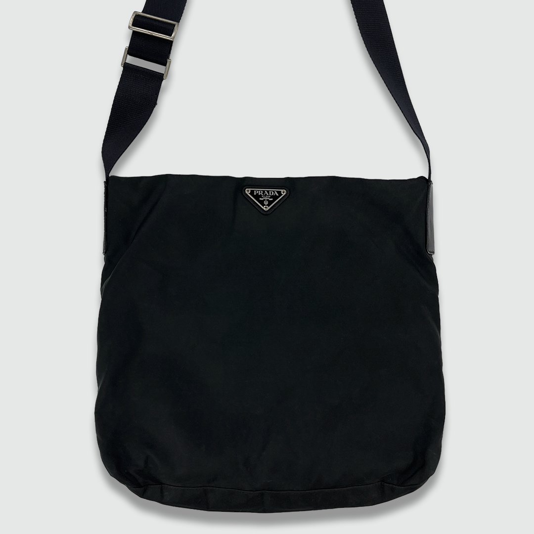 Prada black sling discount bag