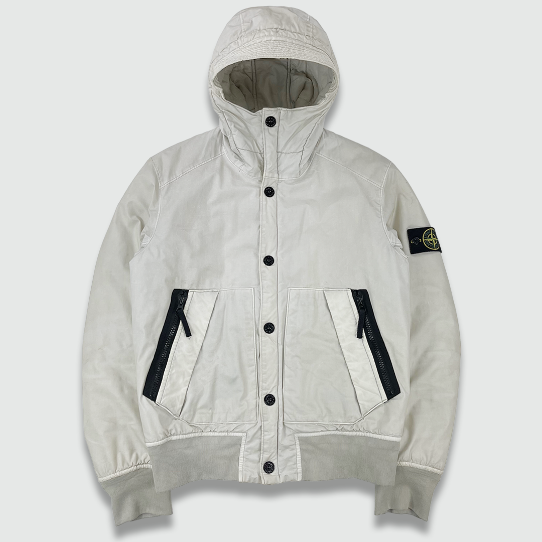 Stone island mussola sales gommata bomber jacket