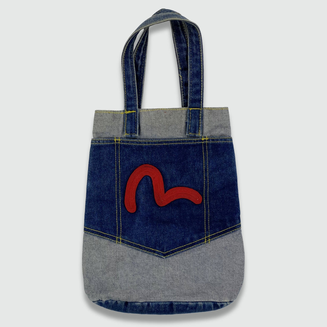 バッグ EVISU denim bag EVISU Denim Shoulder Bag Blue New | eBay