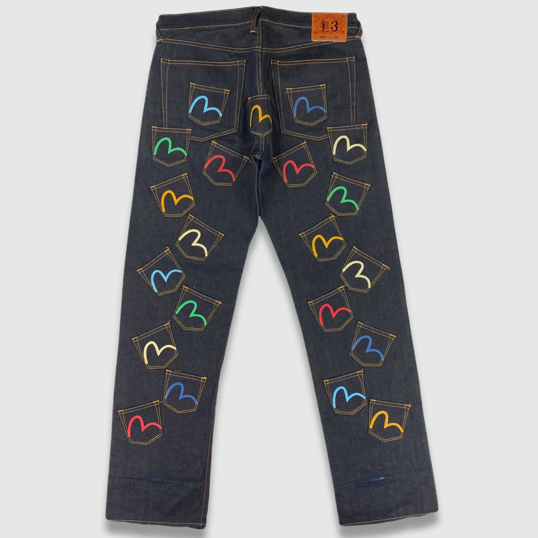 Evisu Multi Pocket Jeans (W36 L36) – PASTDOWN