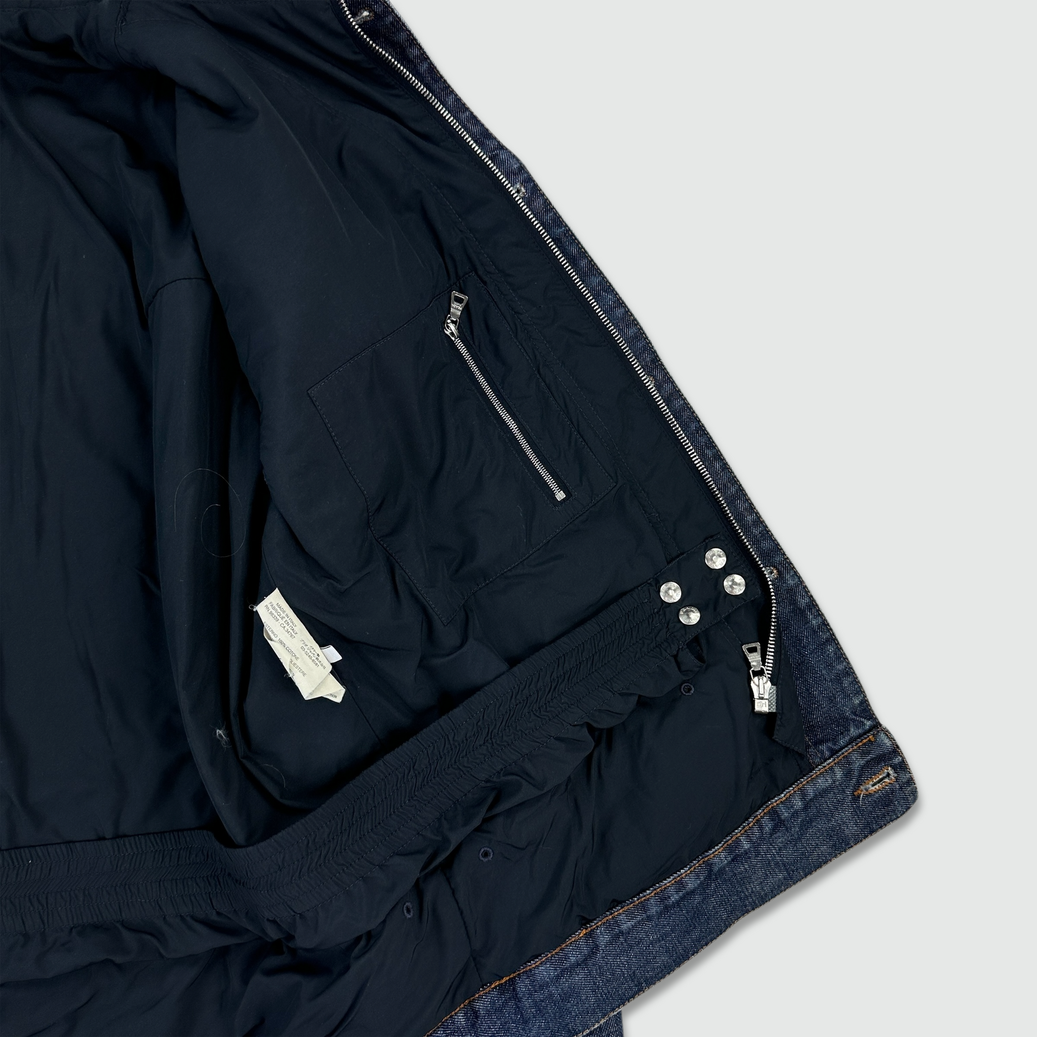 Prada Nylon Lined Denim Jacket (L)