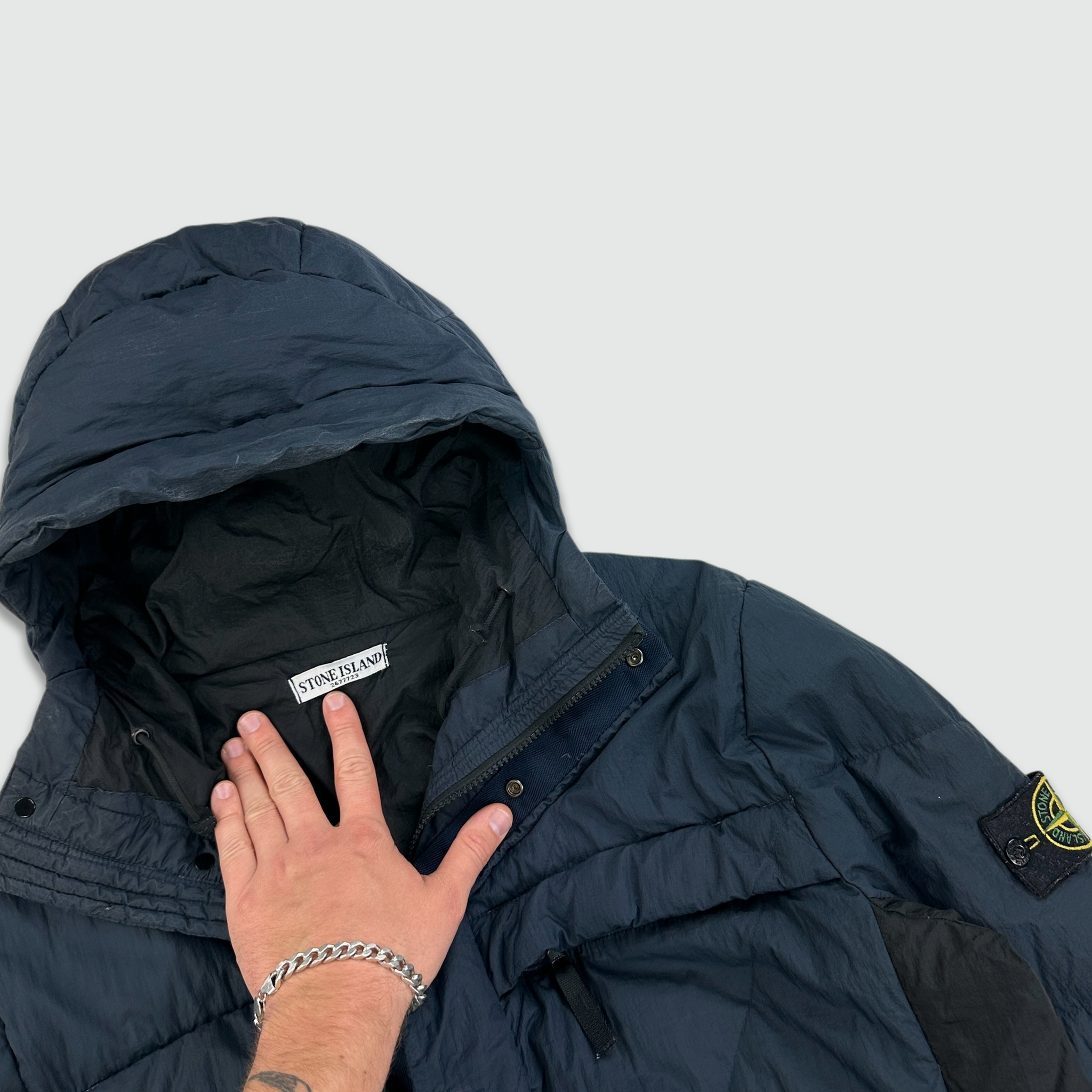 AW 2011 Stone Island Opaque Nylon Tela Puffer (XL)