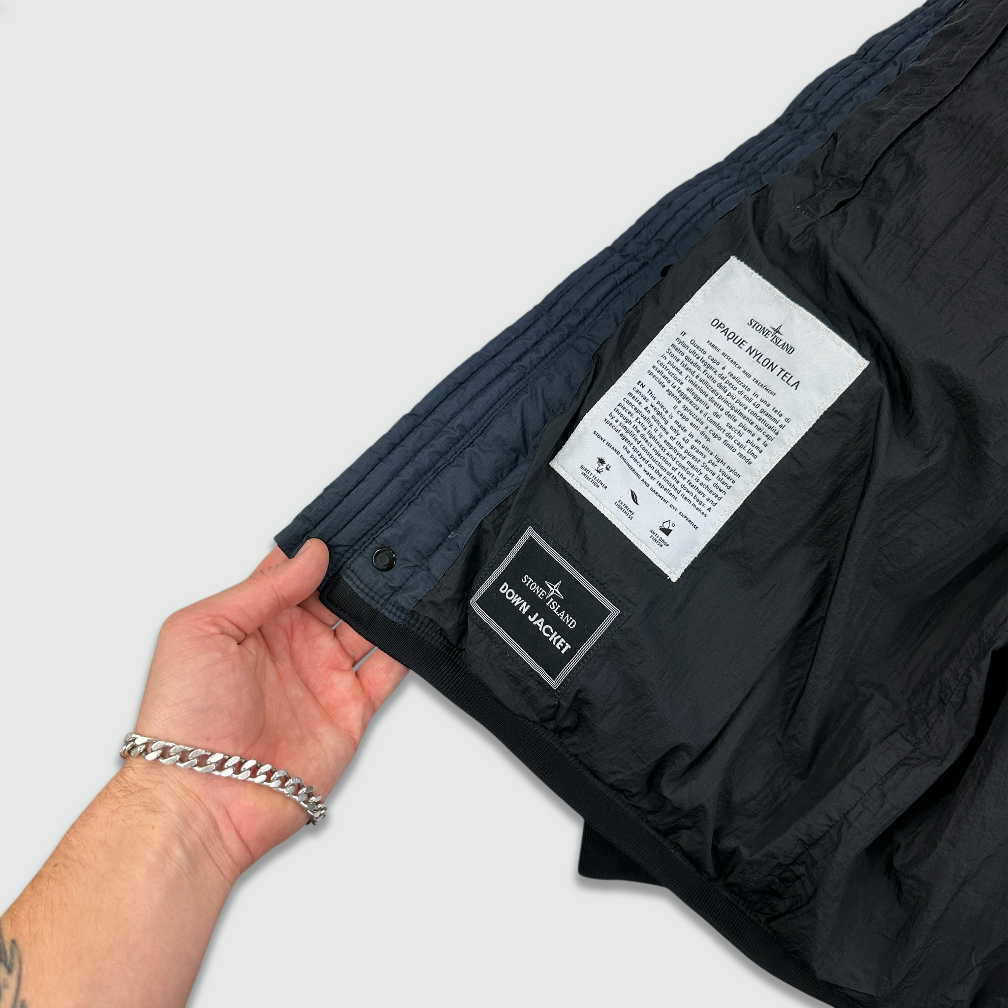 AW 2011 Stone Island Opaque Nylon Tela Puffer (XL)