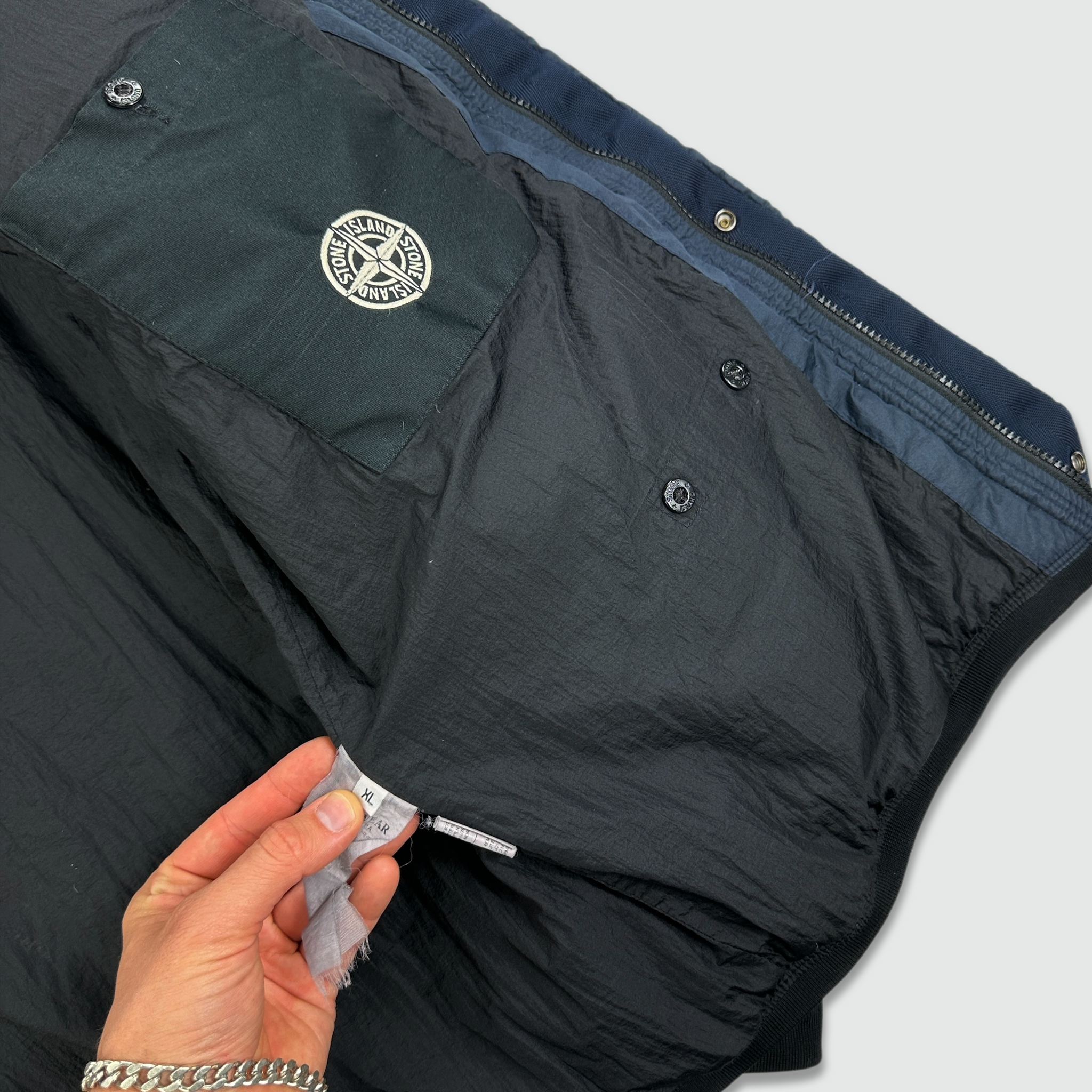 AW 2011 Stone Island Opaque Nylon Tela Puffer (XL)