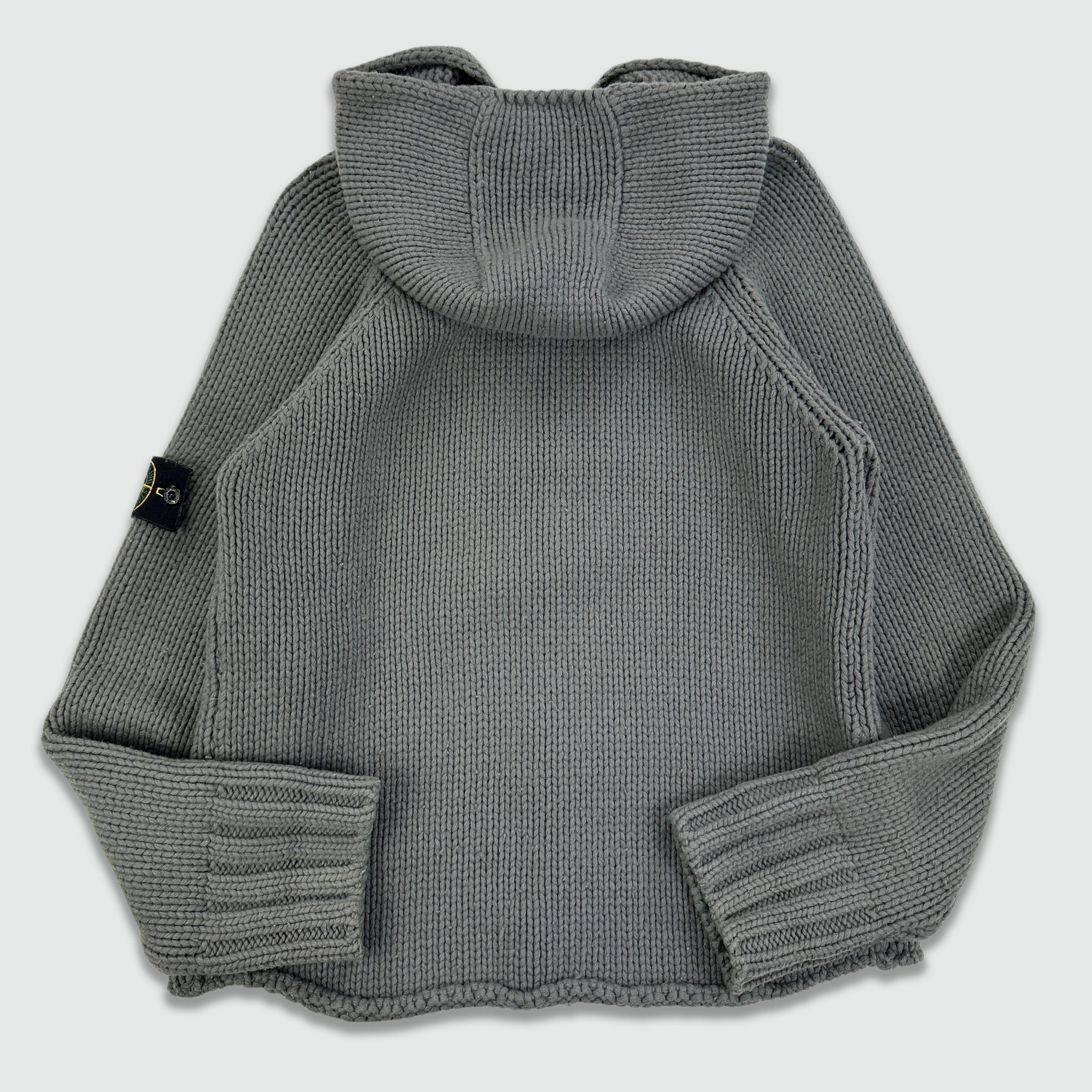 AW 2000 Stone Island Knit Hoodie (M)