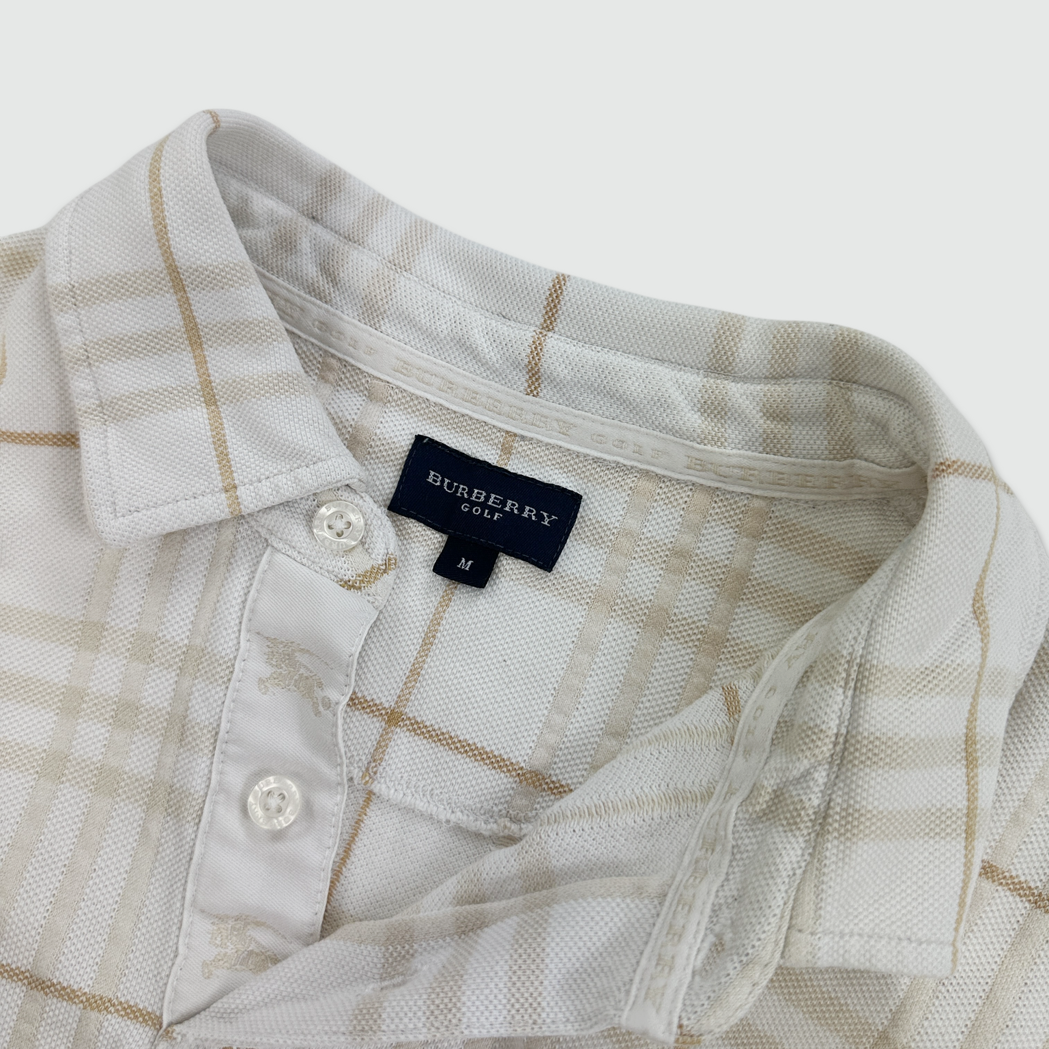 Burberry Check Polo Shirt (M)