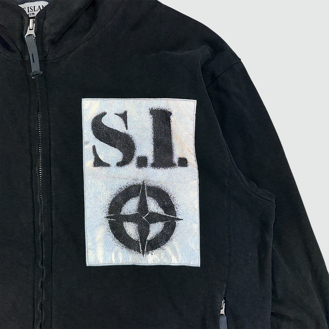 SS 2006 Stone Island Reflective Hoodie (L)