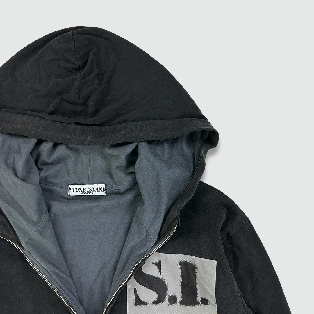 Stone island reflective hoodie online