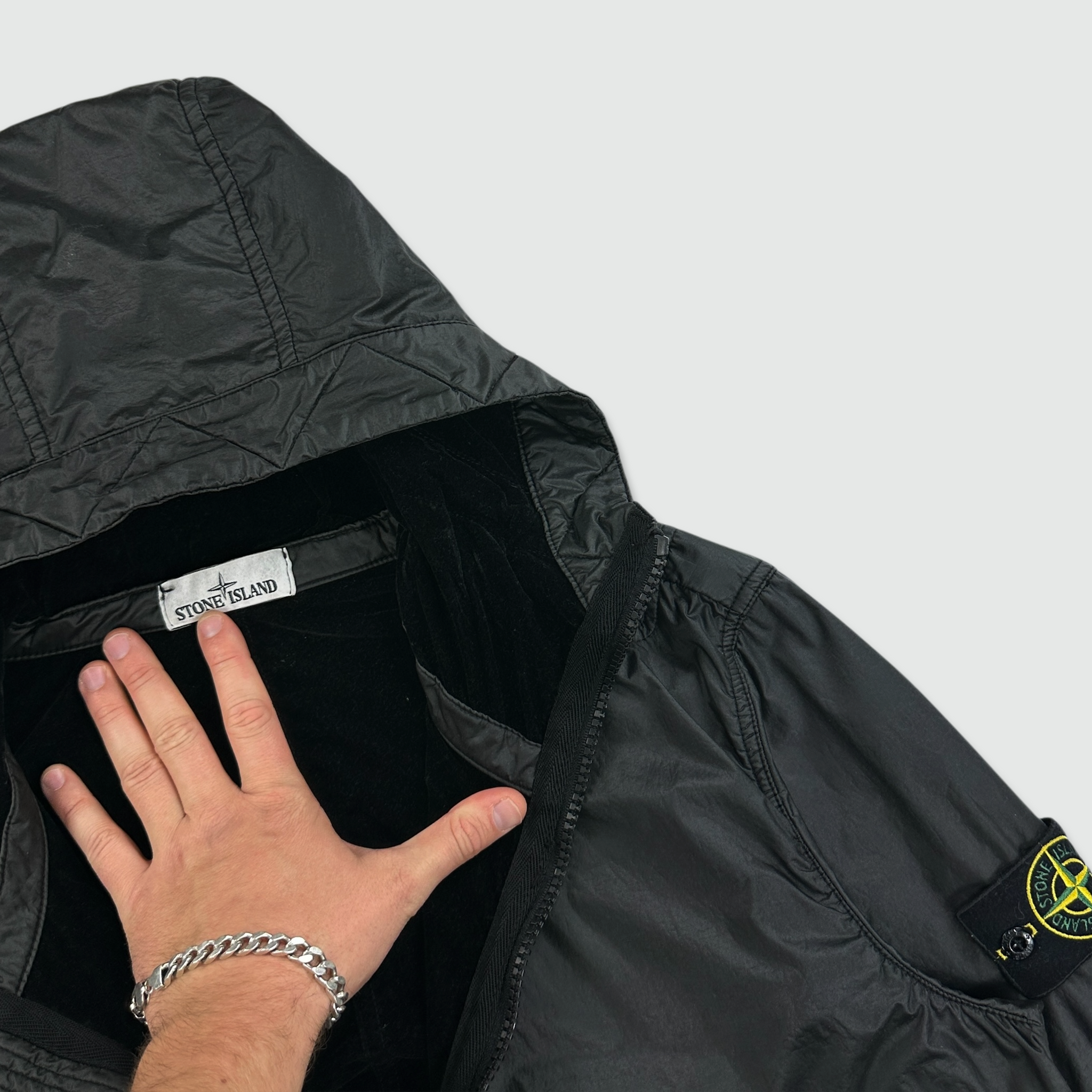 AW 2018 Stone Island Lamy Flock Jacket (L)