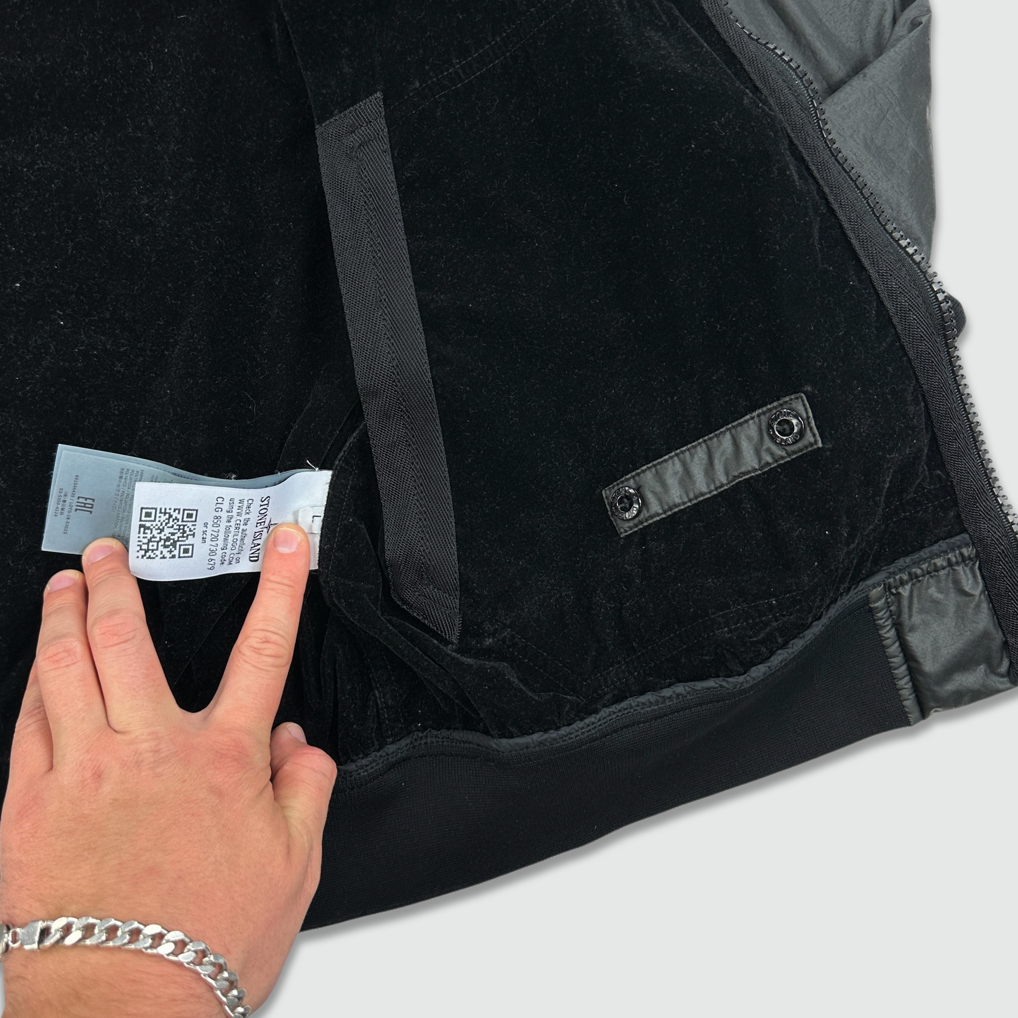 AW 2018 Stone Island Lamy Flock Jacket (L)