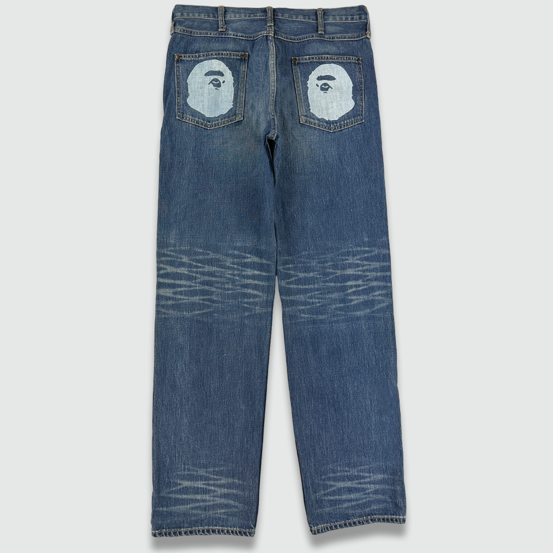 Bape Head Jeans (W34 L34)