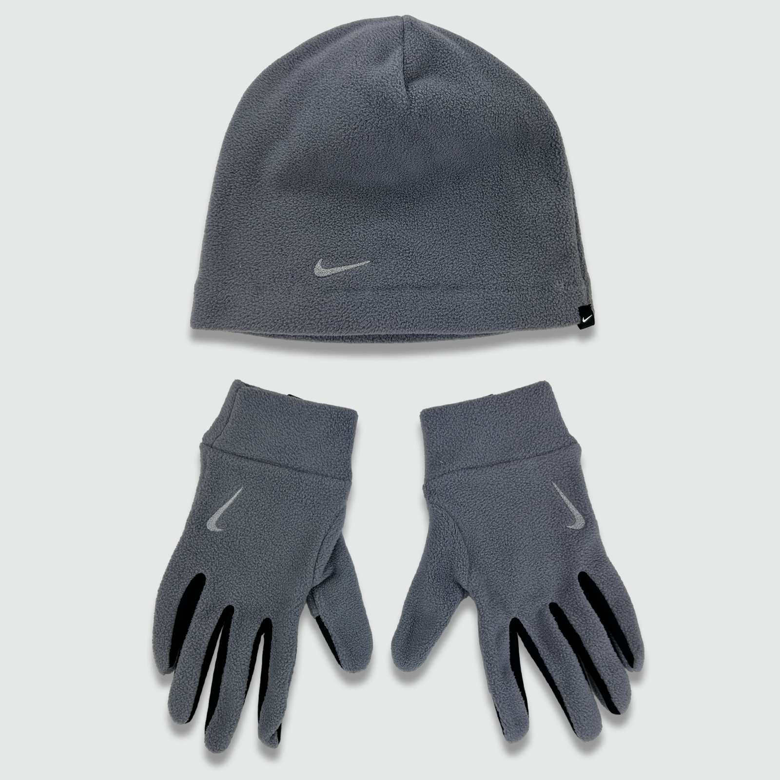 Nike Fleece Beanie & Gloves Set