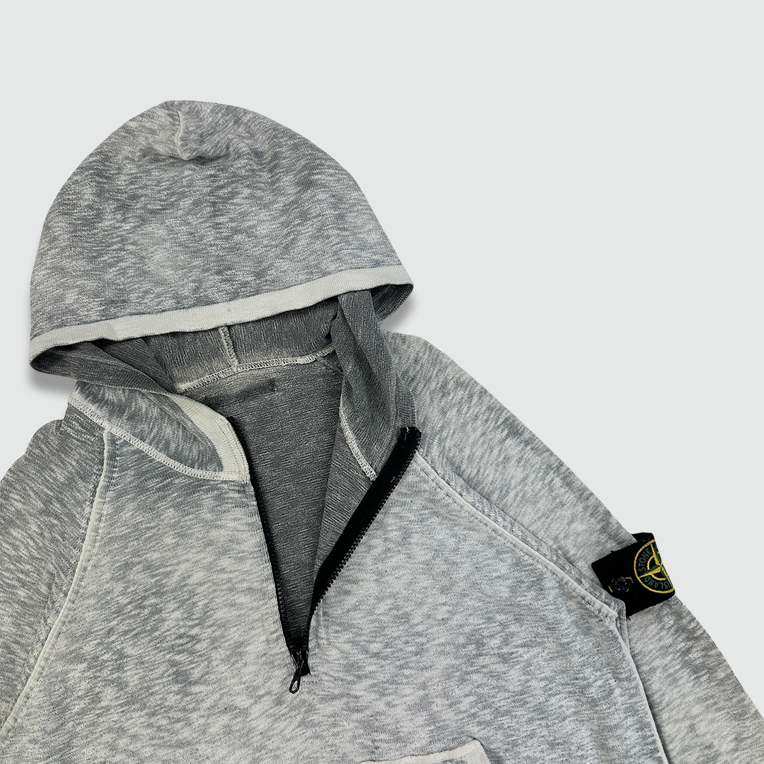 SS 2008 Stone Island Sprayed Knit Hoodie (M)