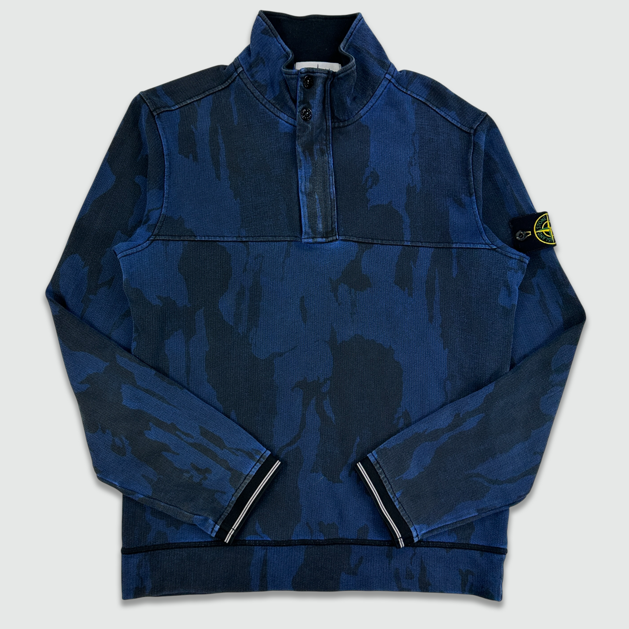 SS 2015 Stone Island Camo Quarter Zip (L)