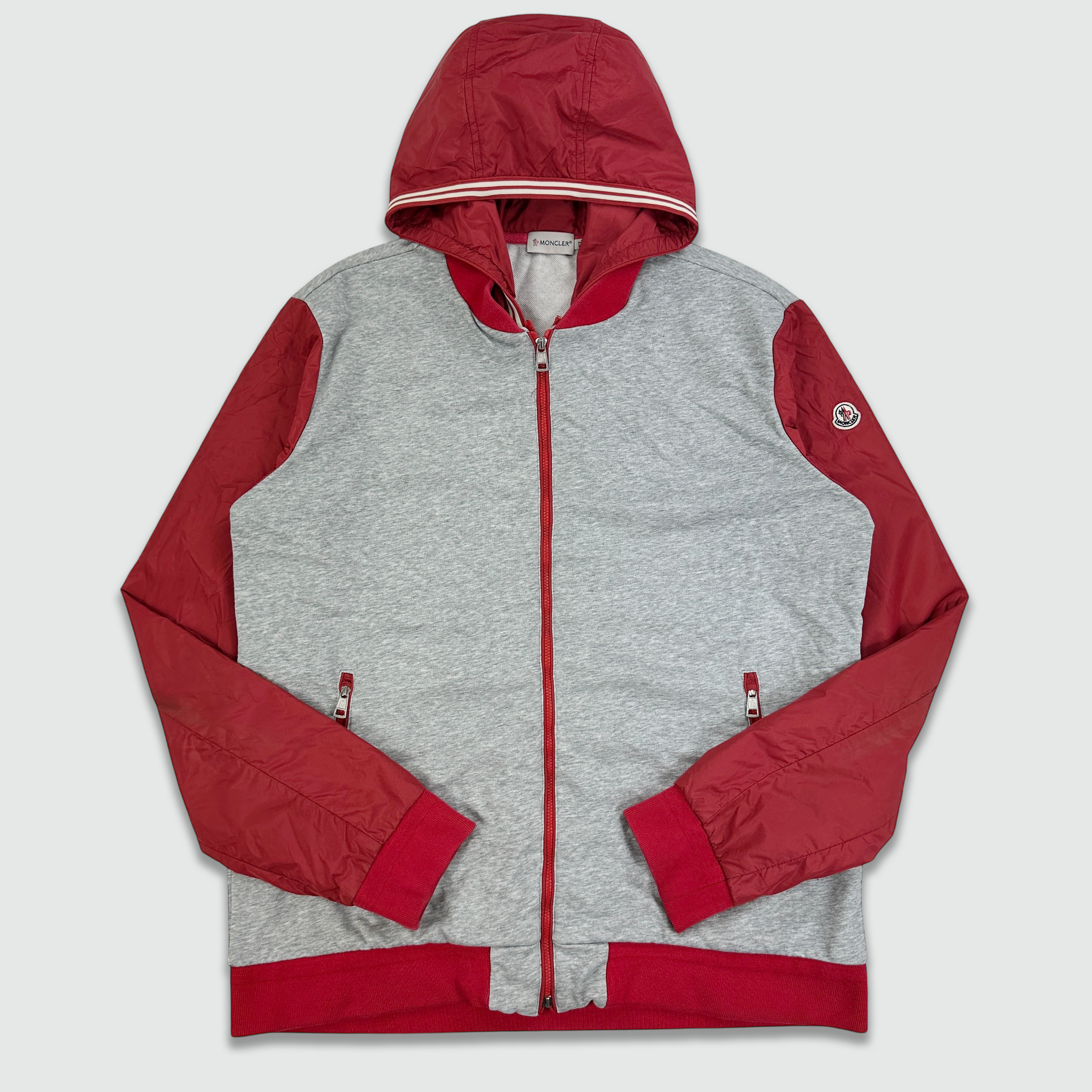 Moncler Double Zip Nylon Hoodie (L/XL)