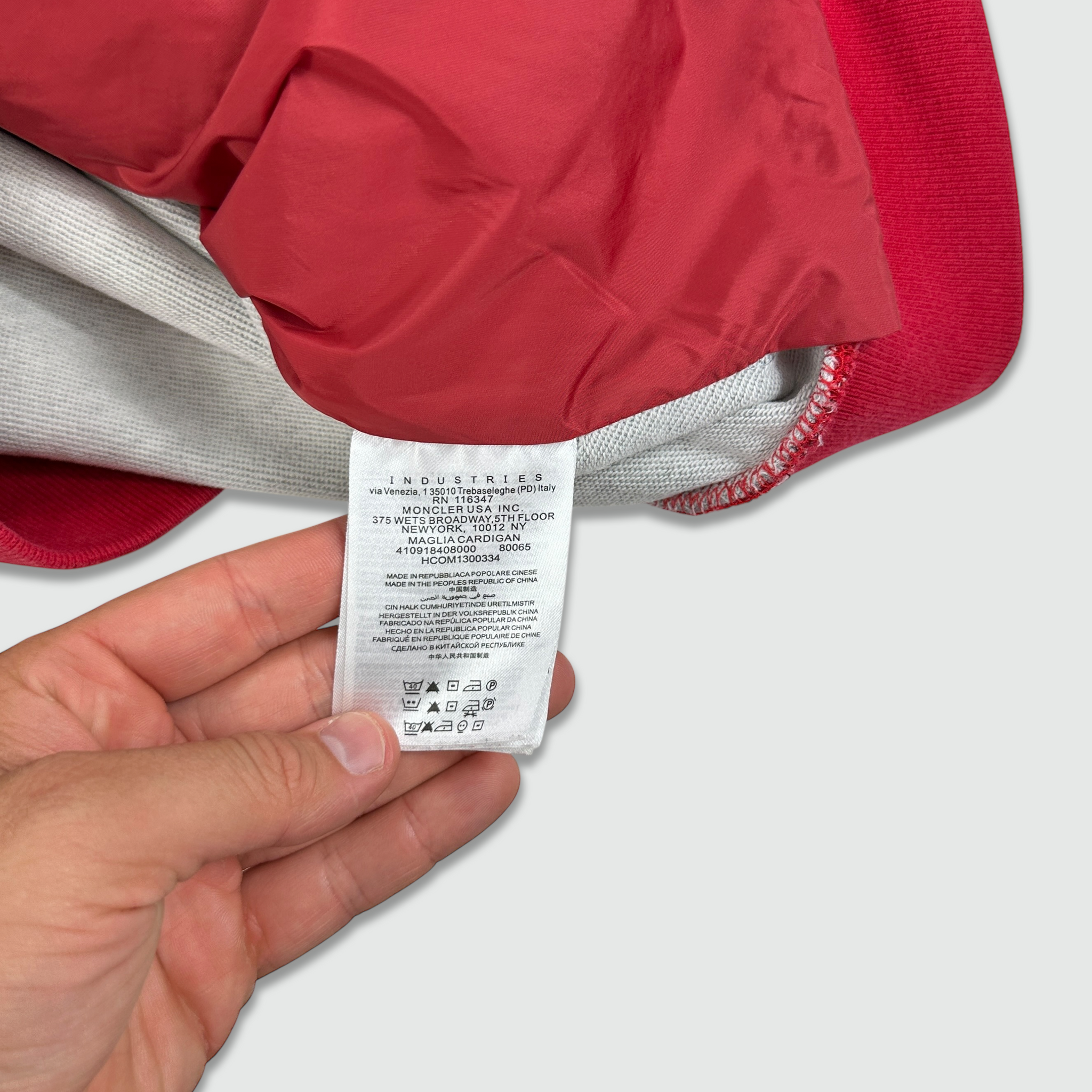 Moncler Double Zip Nylon Hoodie (L/XL)