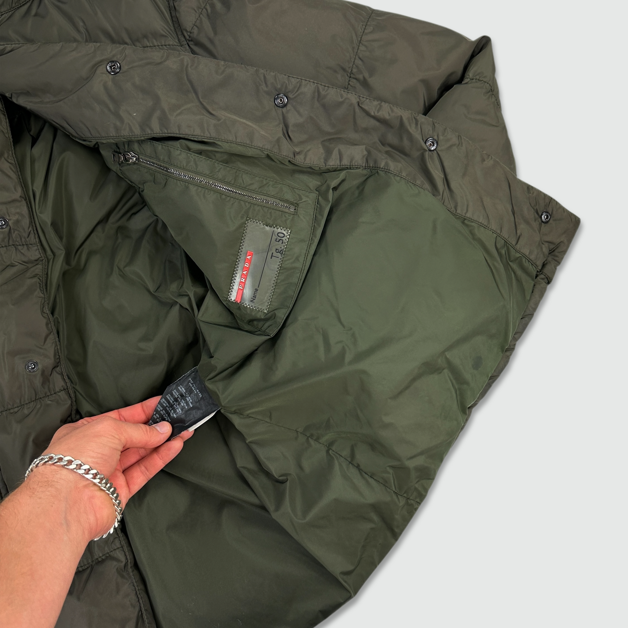 Prada Nylon Puffer Jacket (M)