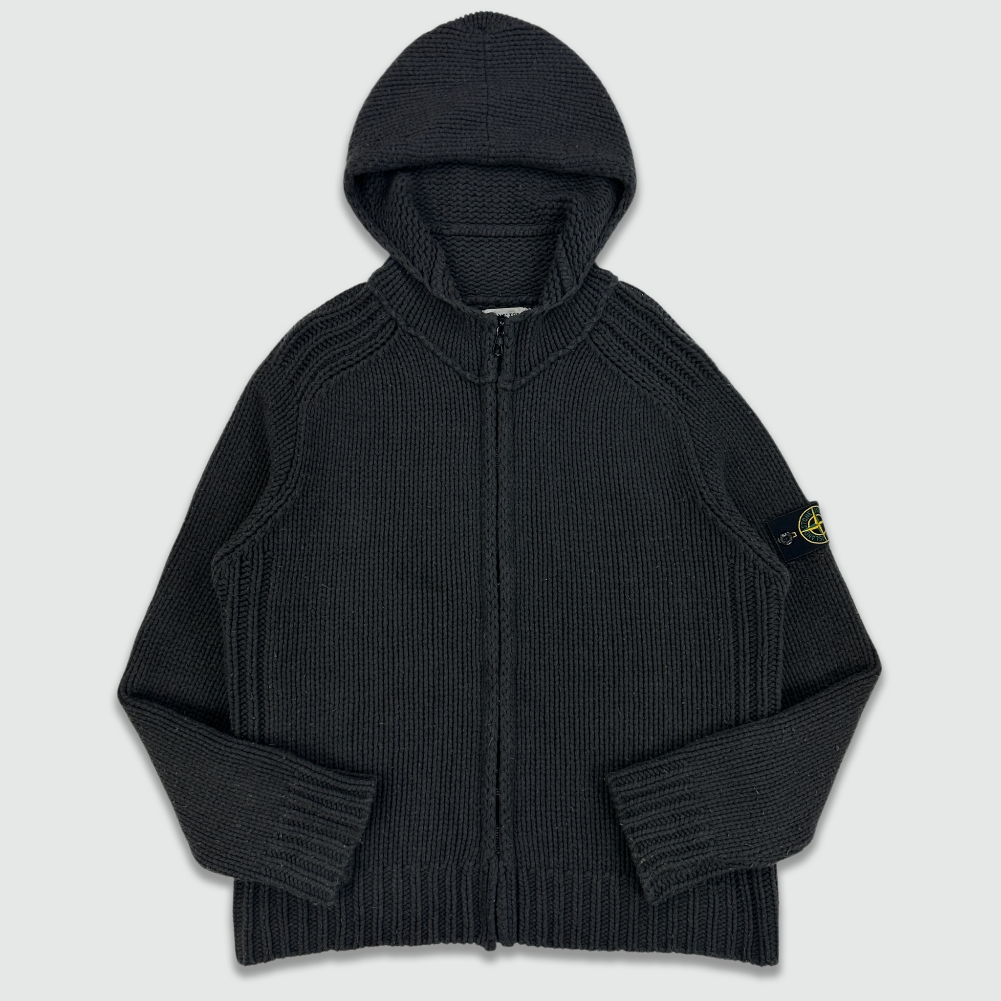 AW 2002 Stone Island Knit Hoodie (L)