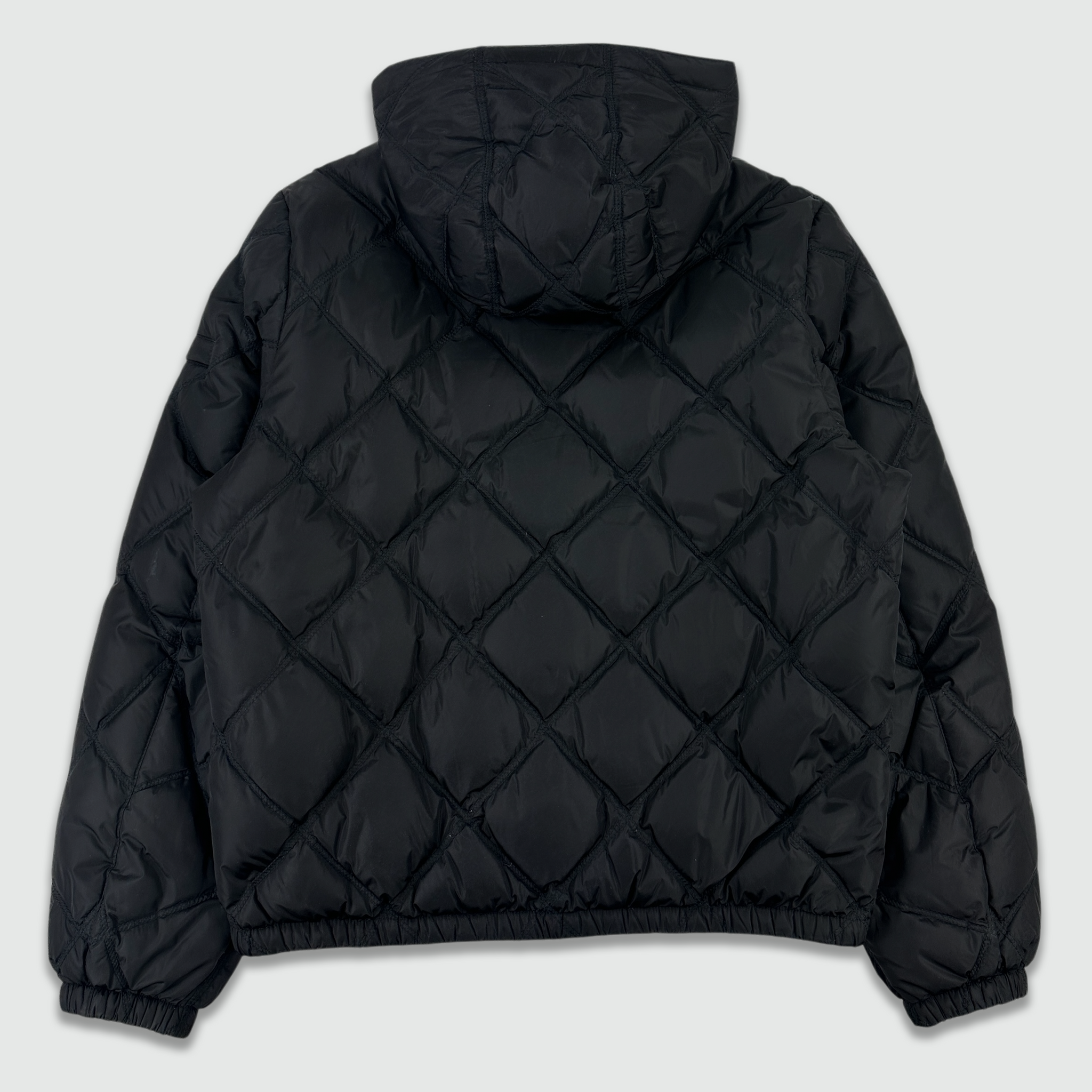 Prada Nylon Diamond Puffer (L)