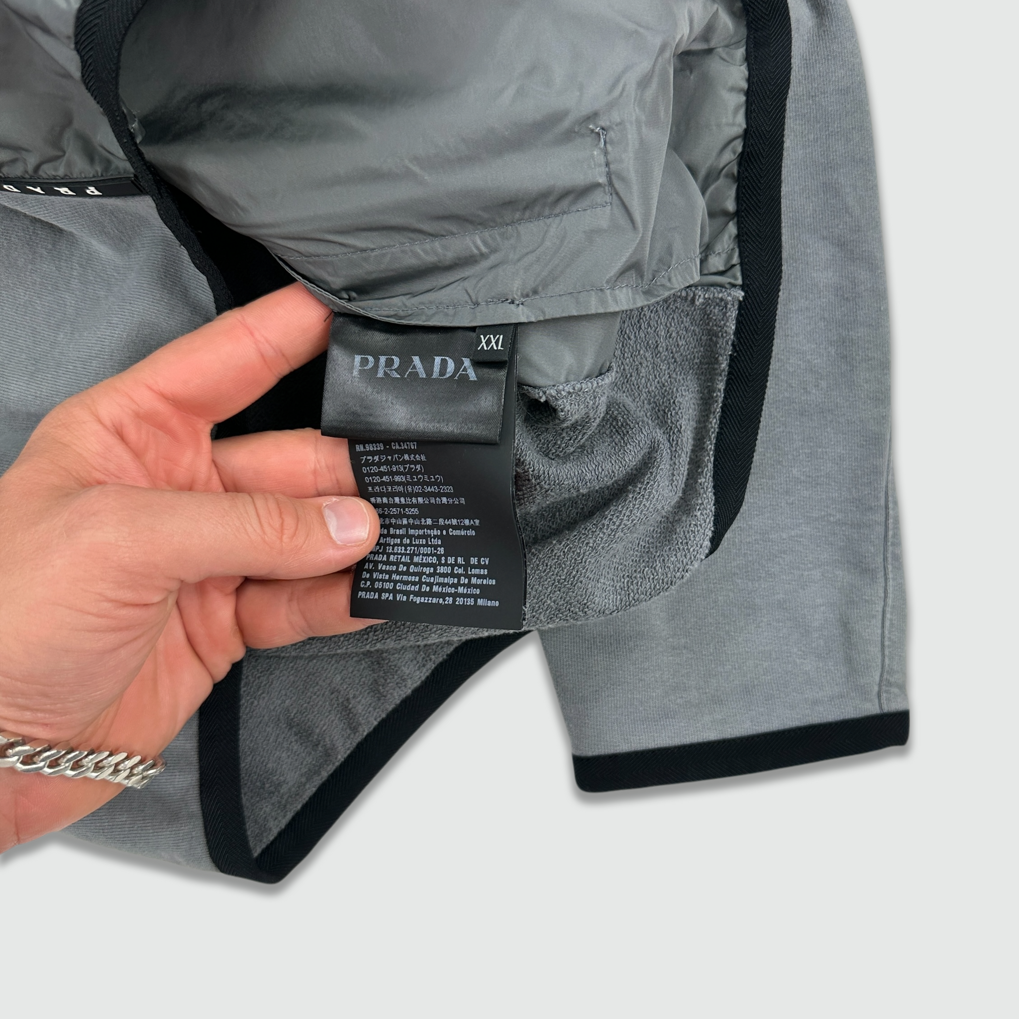 Prada Nylon Hoodie (L)