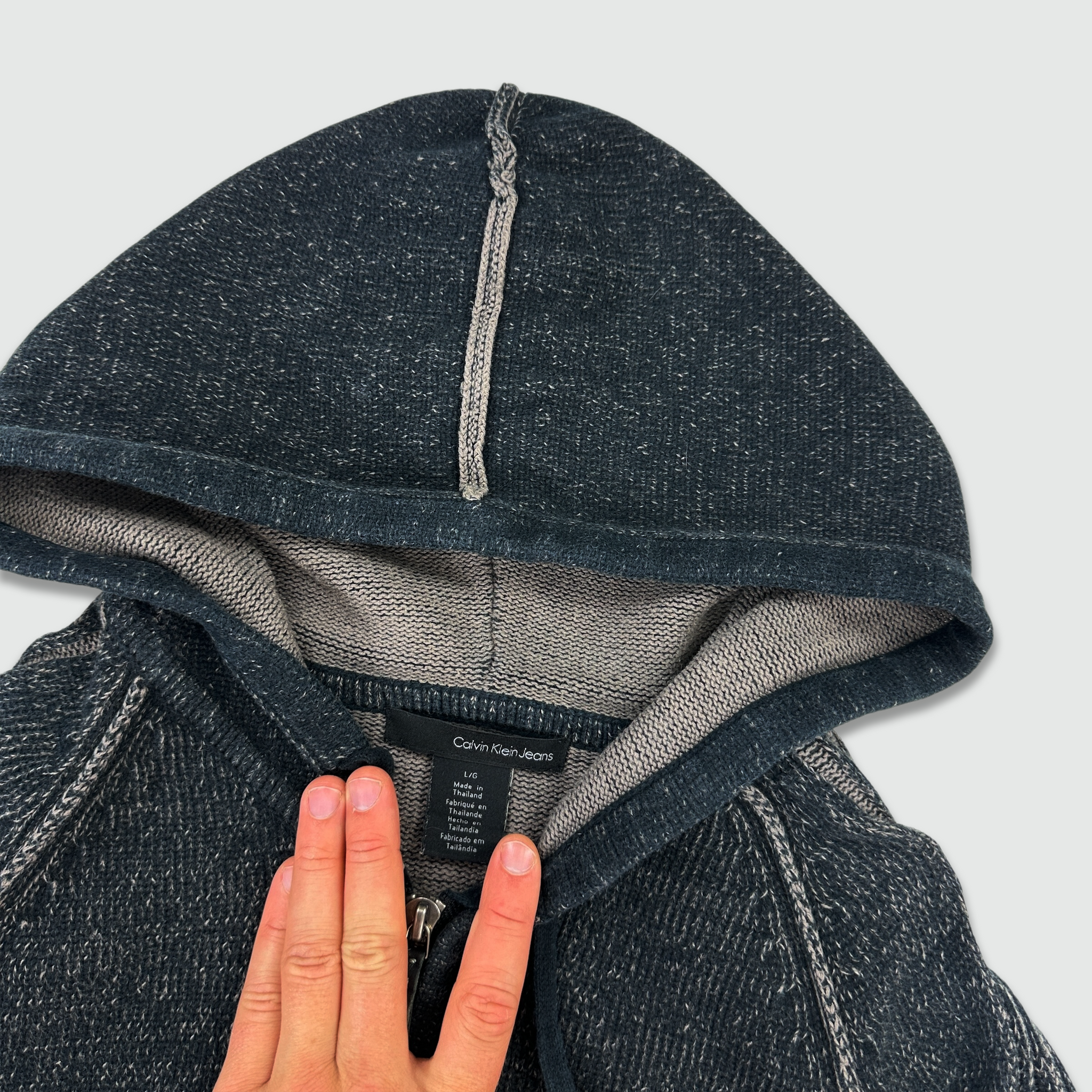 Calvin Klein Jeans Knit Hoodie (L)