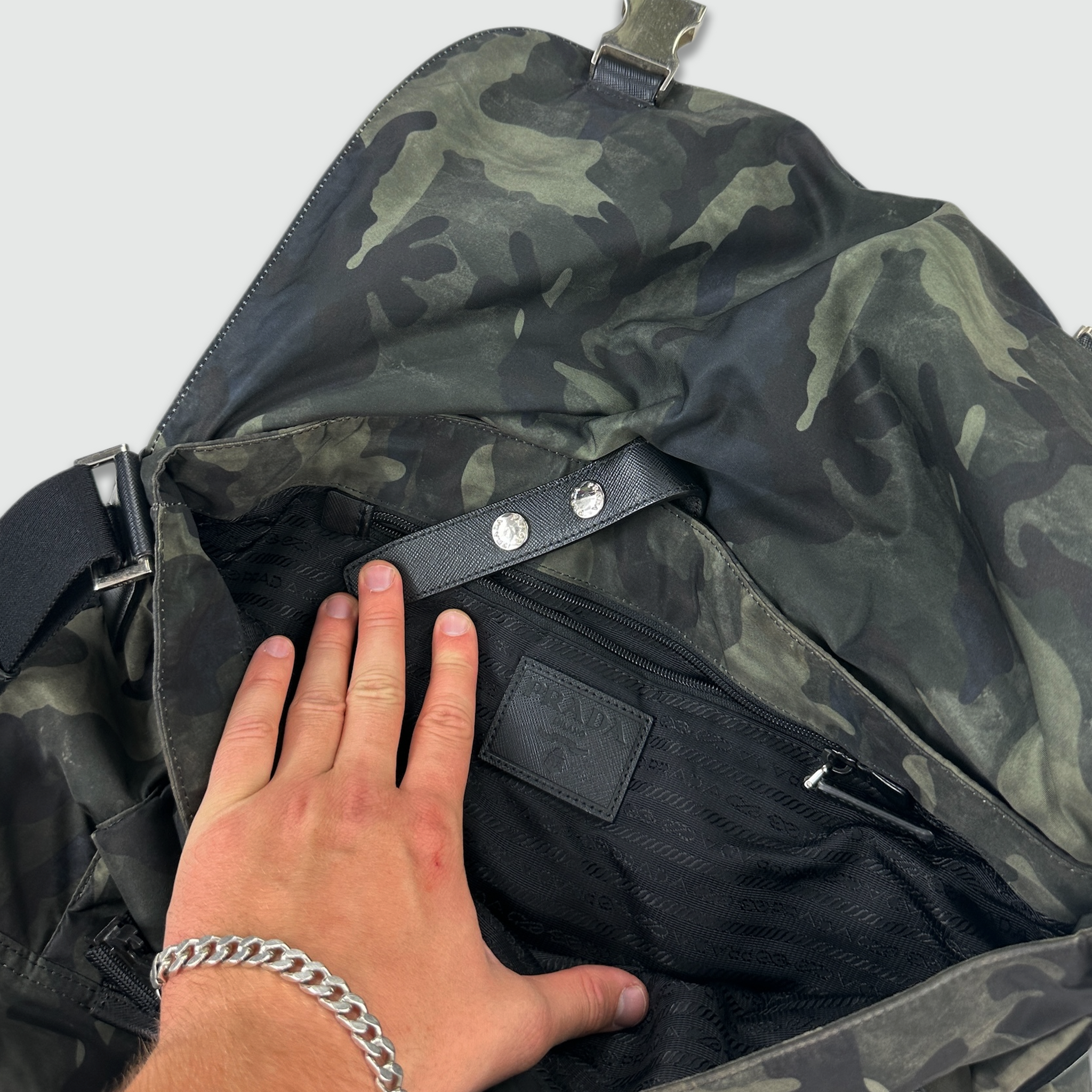 Prada Camo Shoulder Bag