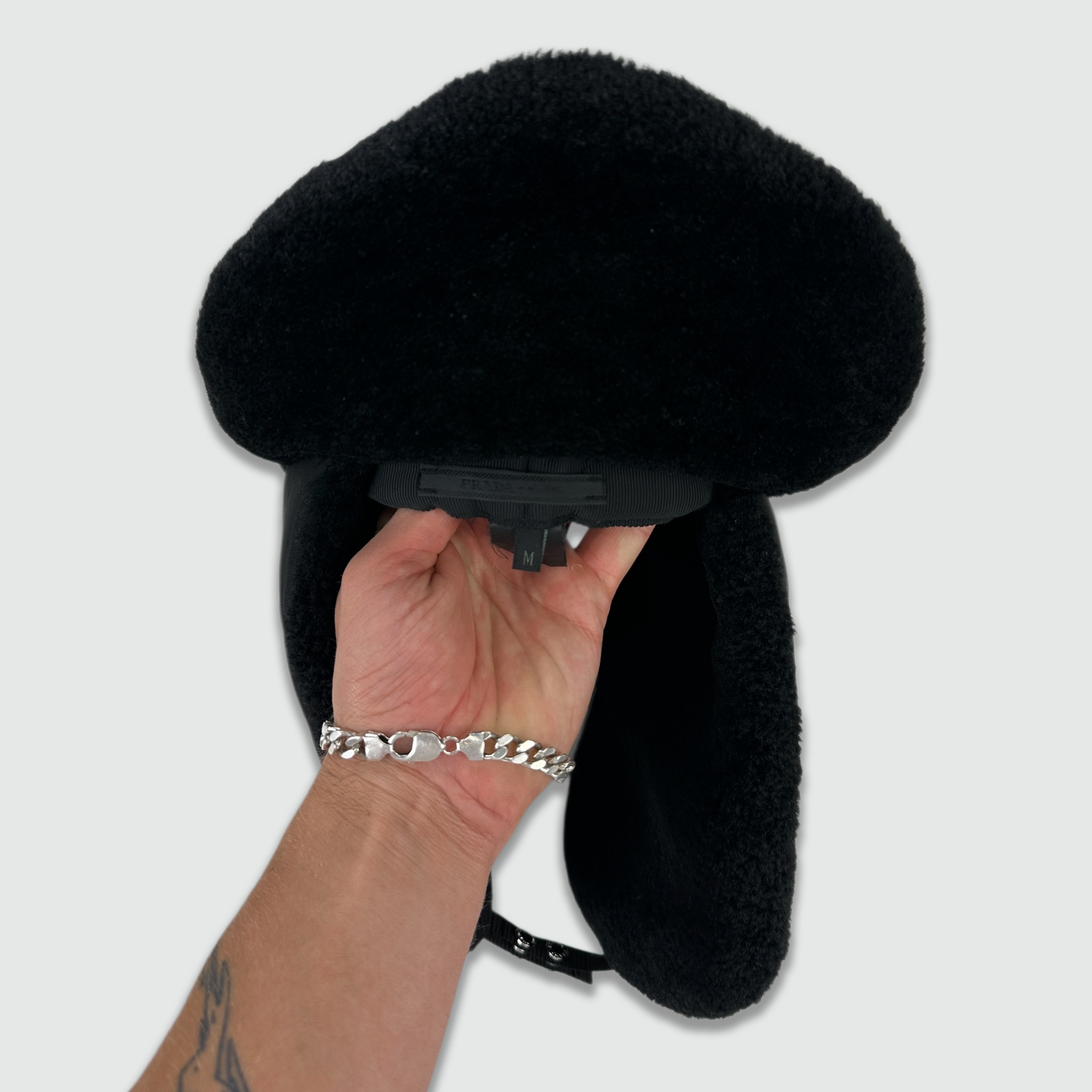 Prada Nylon Trapper Hat