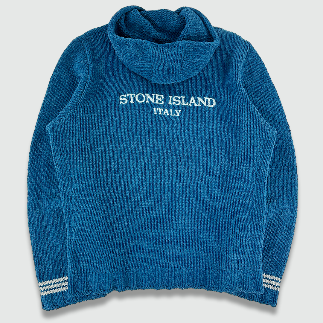 AW 2005 Stone Island Knit Hoodie (M)