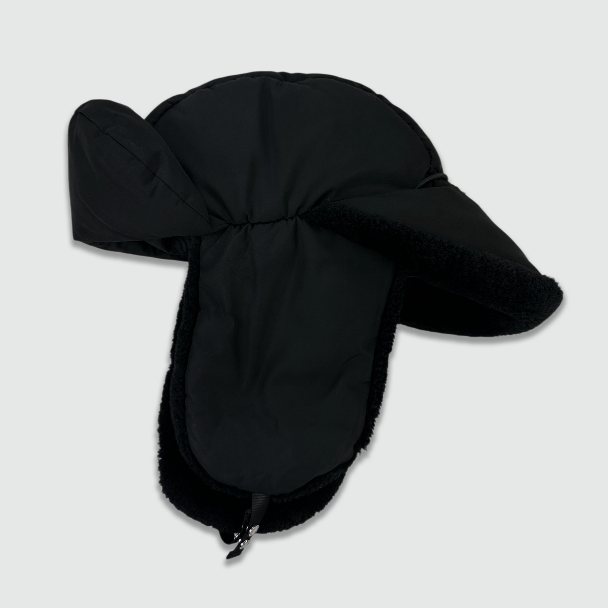 Prada Nylon Trapper Hat