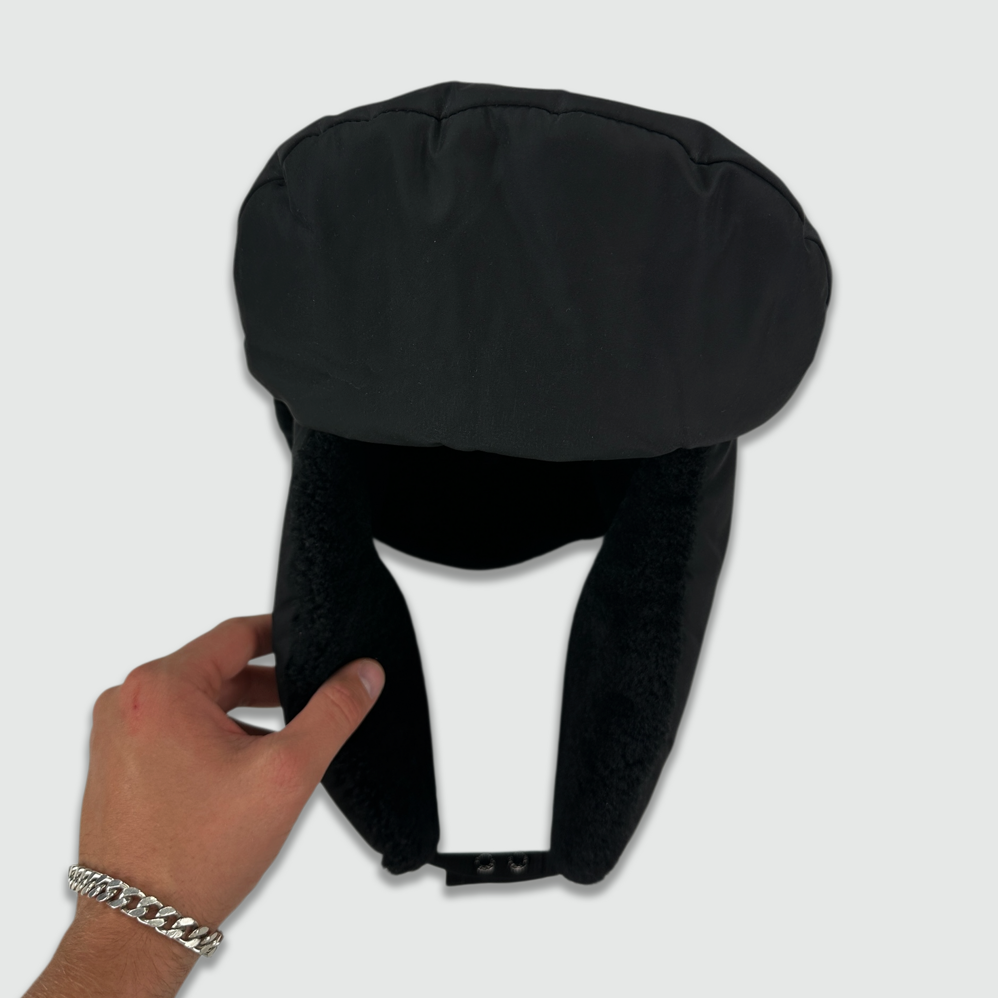 Prada Nylon Trapper Hat