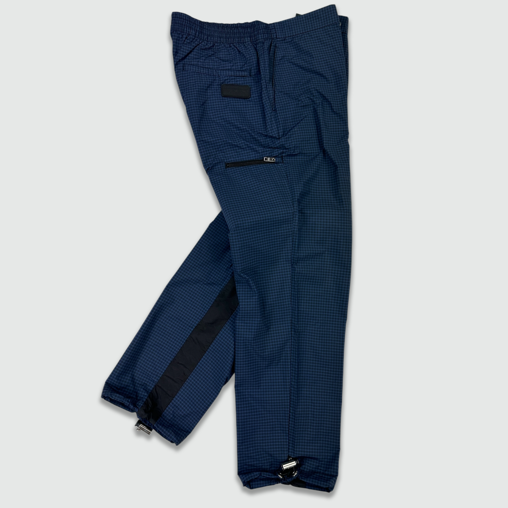 Prada Plaid Nylon Trousers (L)