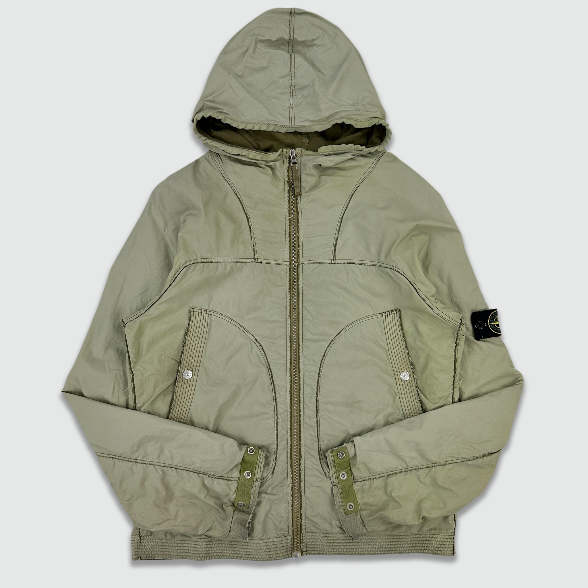 SS 2005 Stone Island Raw Hem Jacket (M)