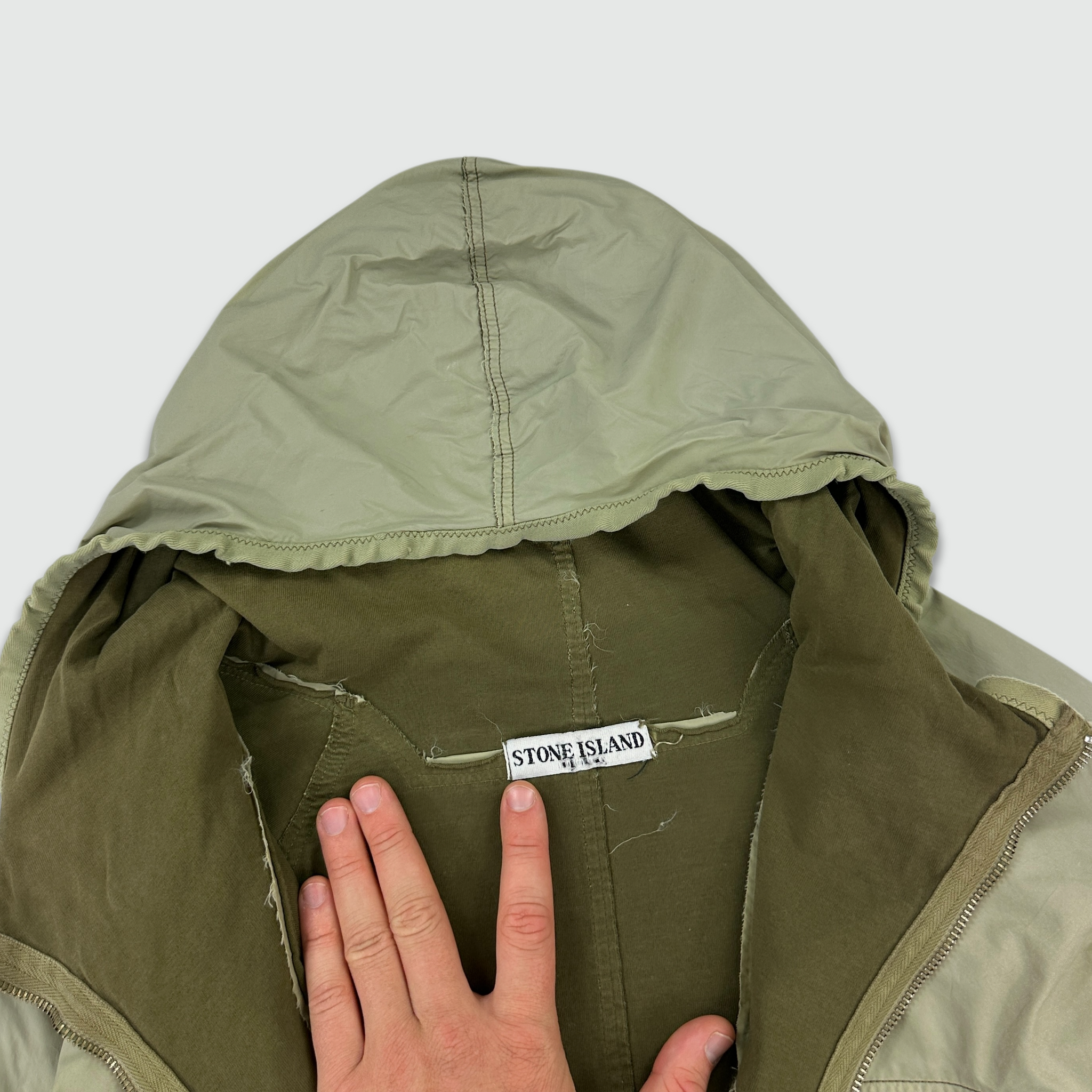 SS 2005 Stone Island Raw Hem Jacket (M)