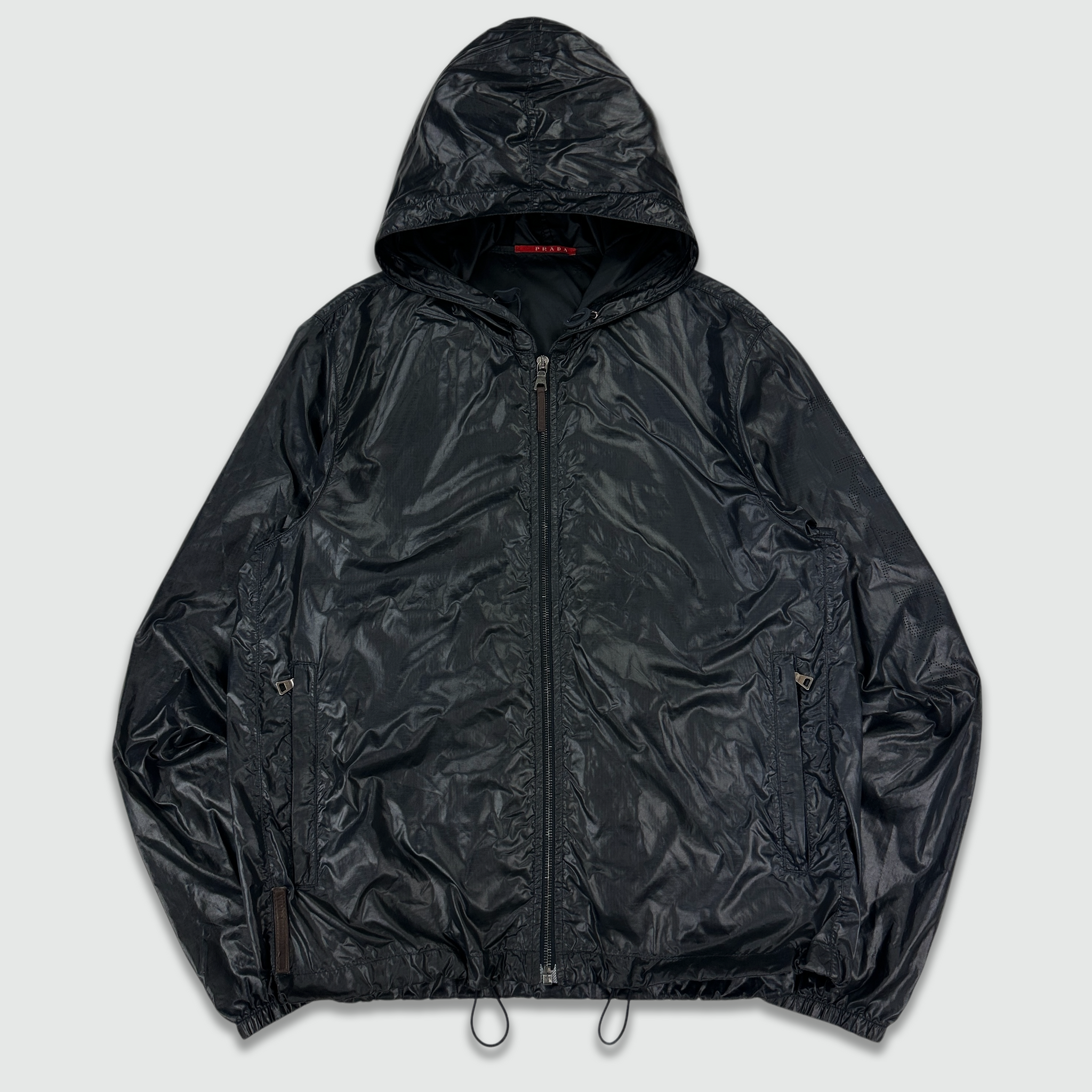 Prada Sport Leather Tab Jacket (L/XL)