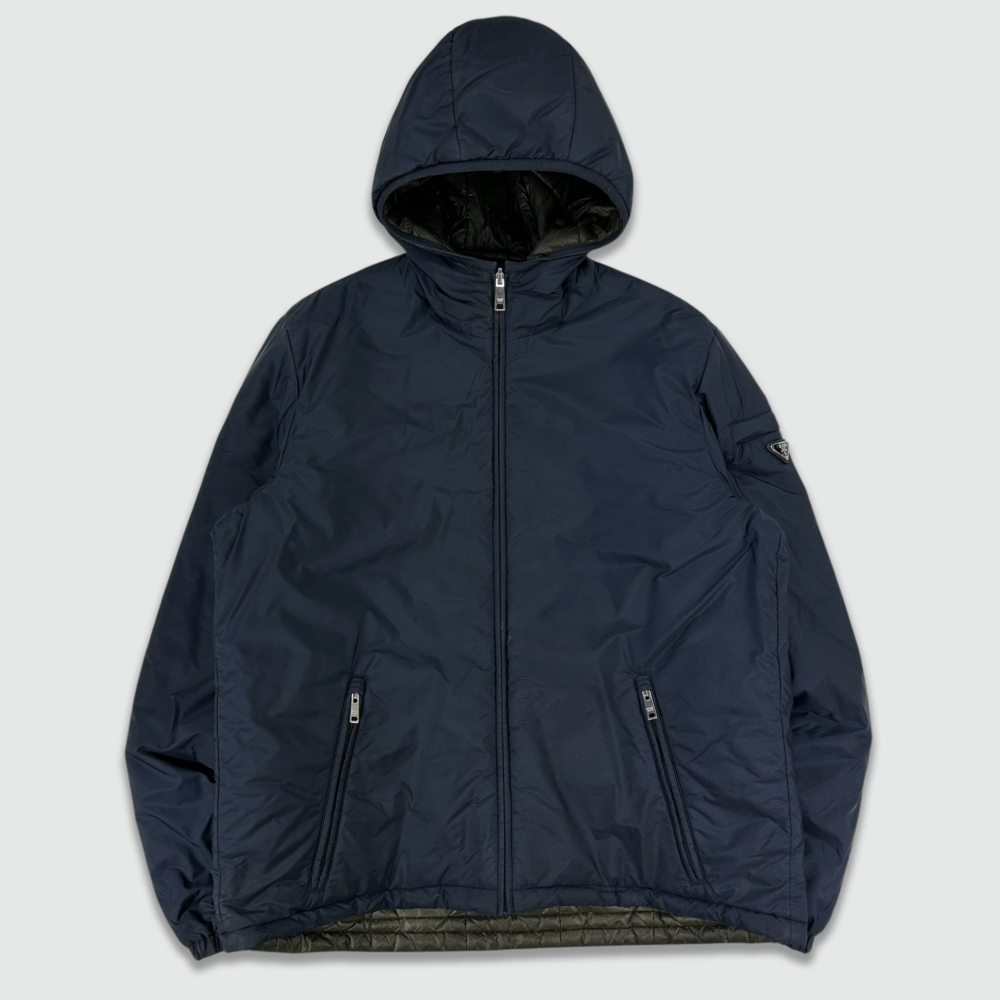 Prada Nylon Reversible Quilted Jacket (L)
