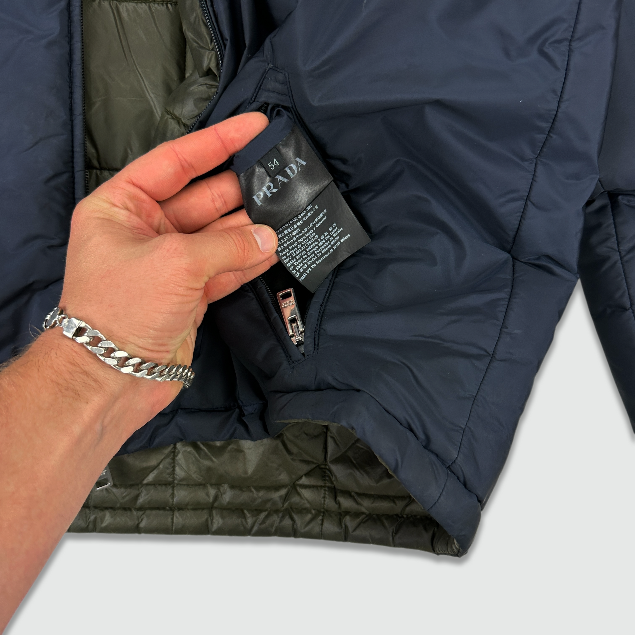 Prada Nylon Reversible Quilted Jacket (L)