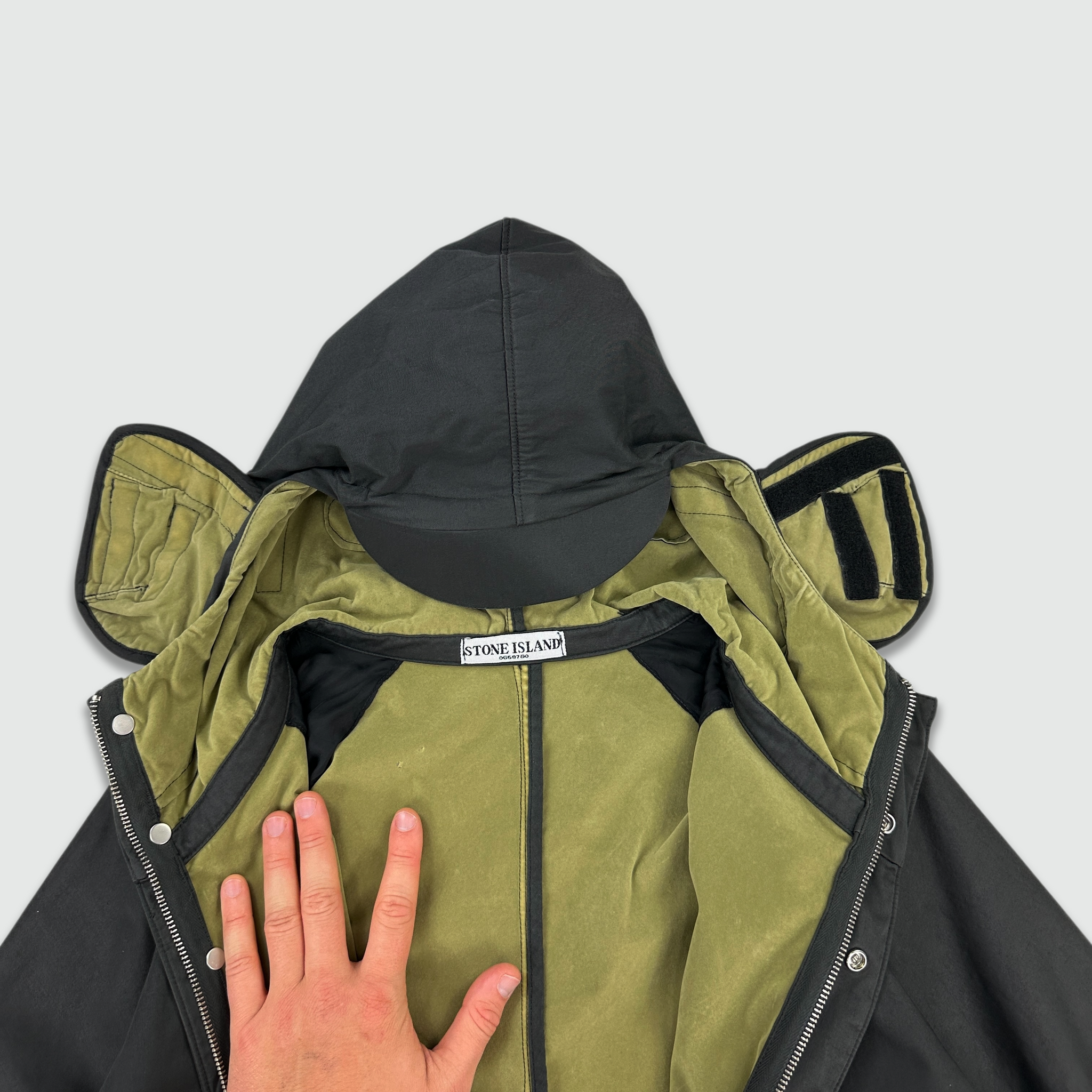 AW 2005 Stone Island Raso Floccato Jacket (XL)