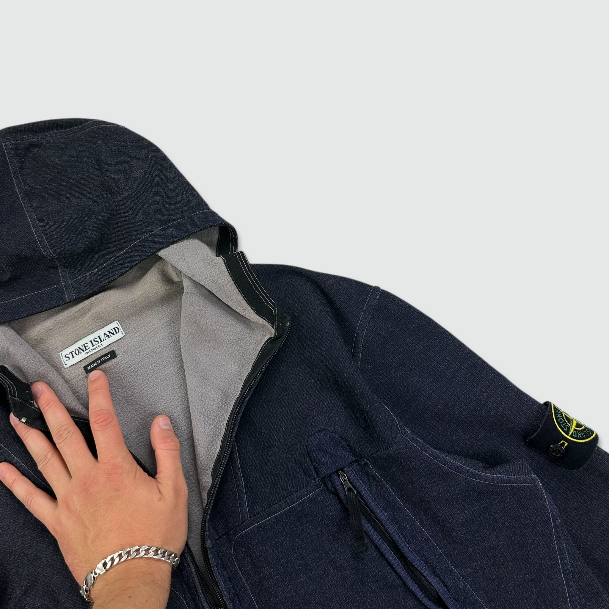SS 2005 Stone Island Hoodie (L)