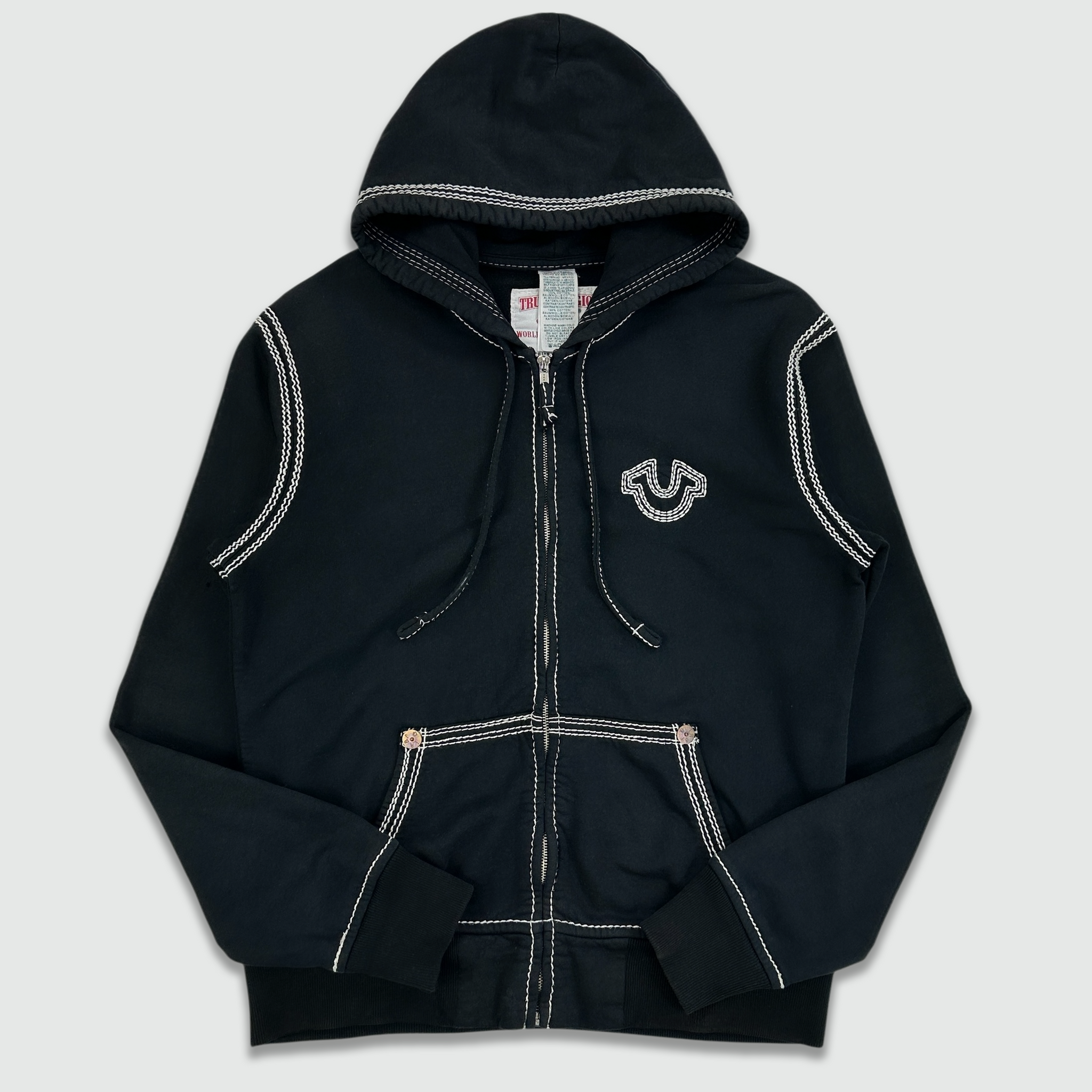 True Religion Big Stitch Hoodie (M)