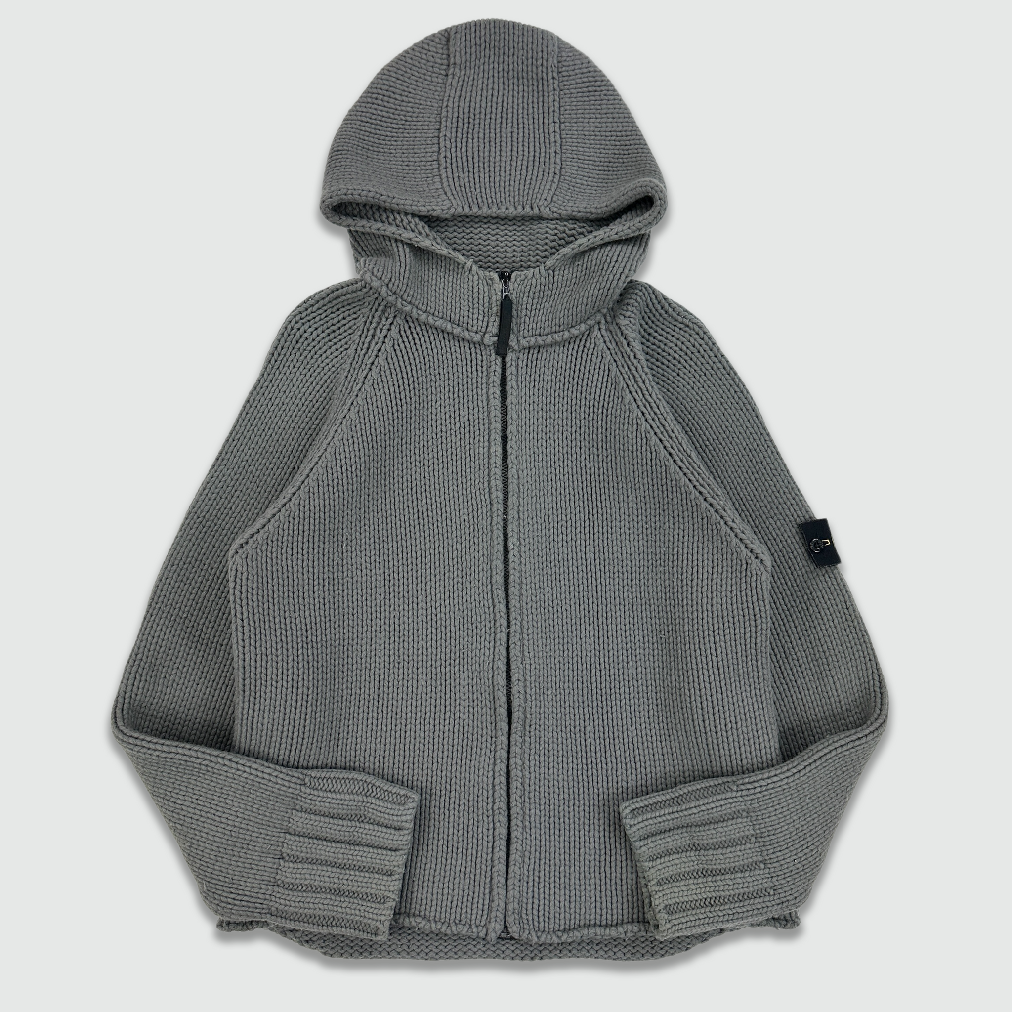 AW 2000 Stone Island Knit Hoodie (M)