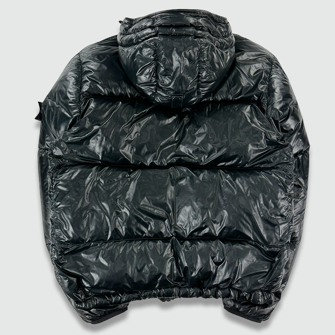 Stone island shiny puffer top jacket